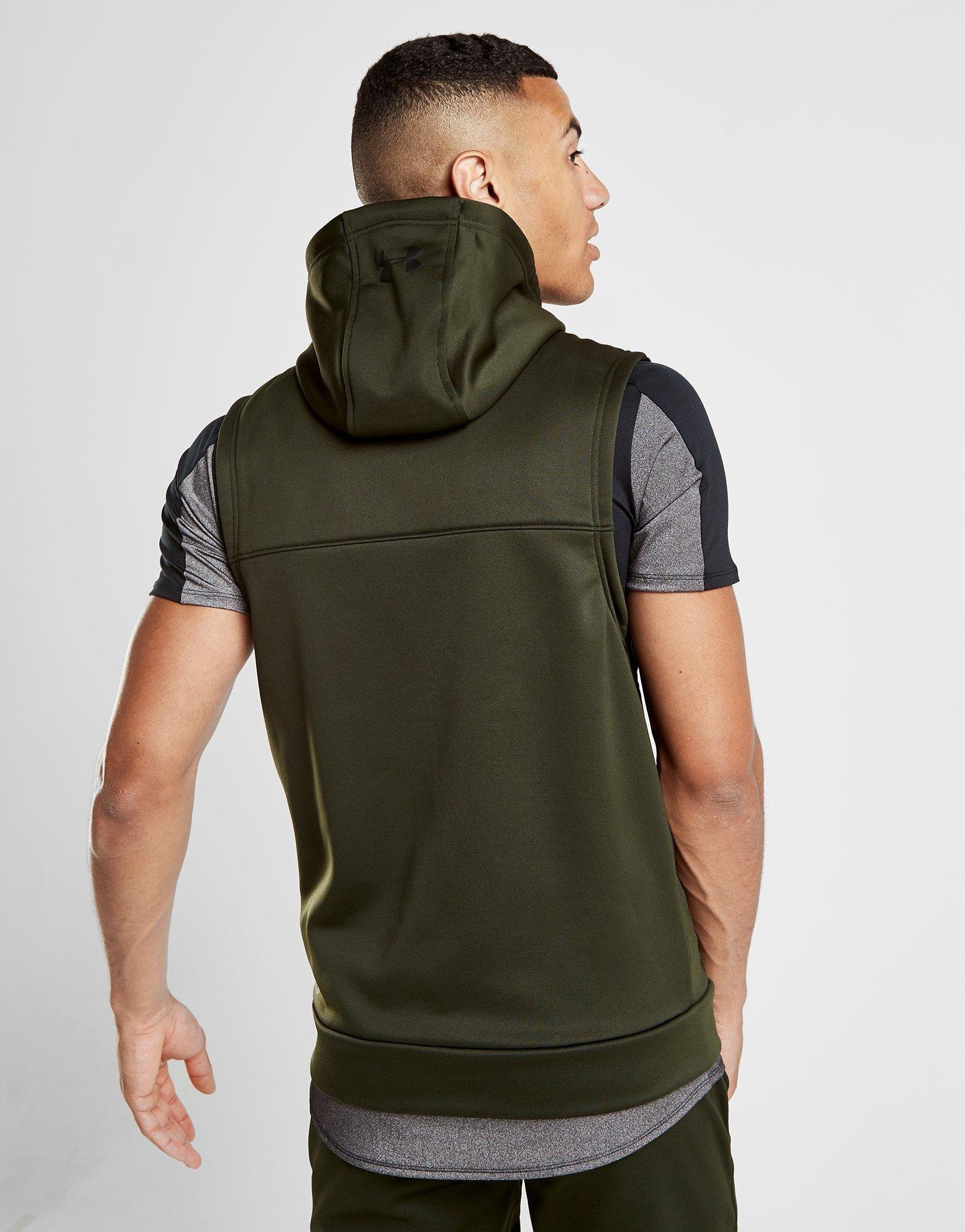 under armour fleece sleeveless hoodie