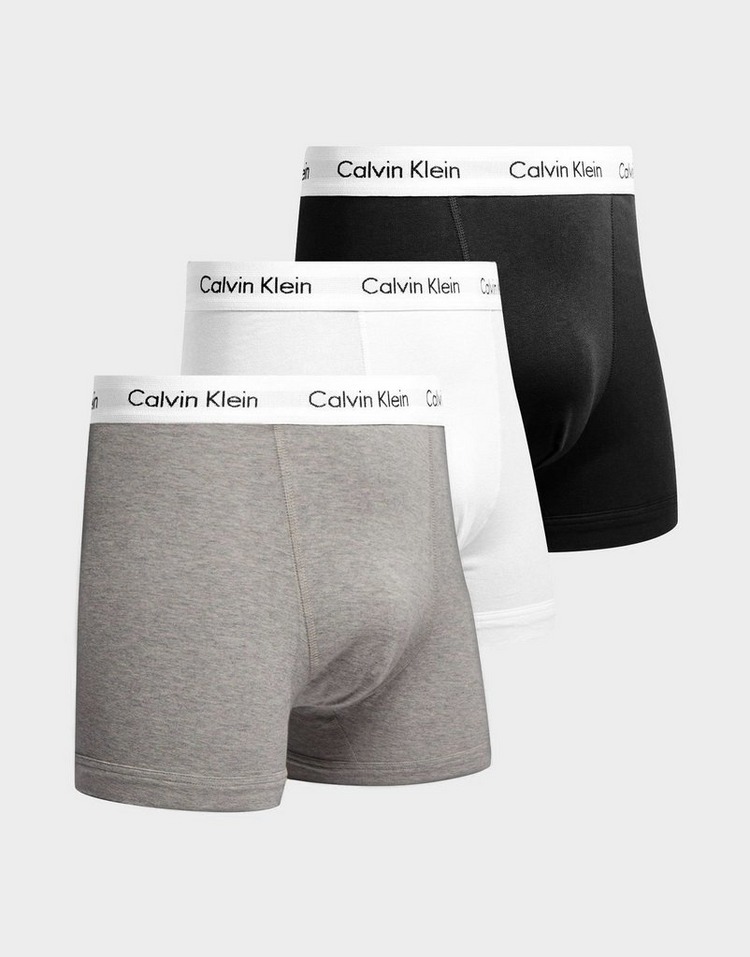 Black Calvin Klein Underwear 3 Pack Trunks | JD Sports UK calvin klein 3pack