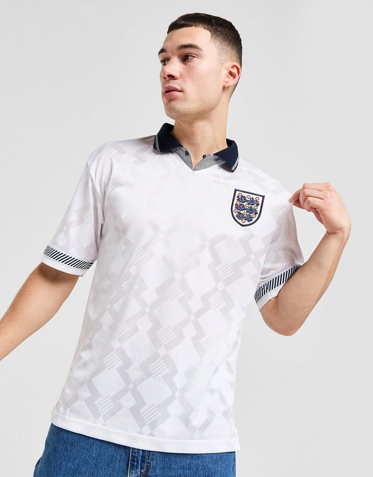 Score Draw Maillot Angleterre '90 World Cup Rétro Match Domicile Homme