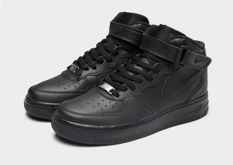 black utility air force 1 junior