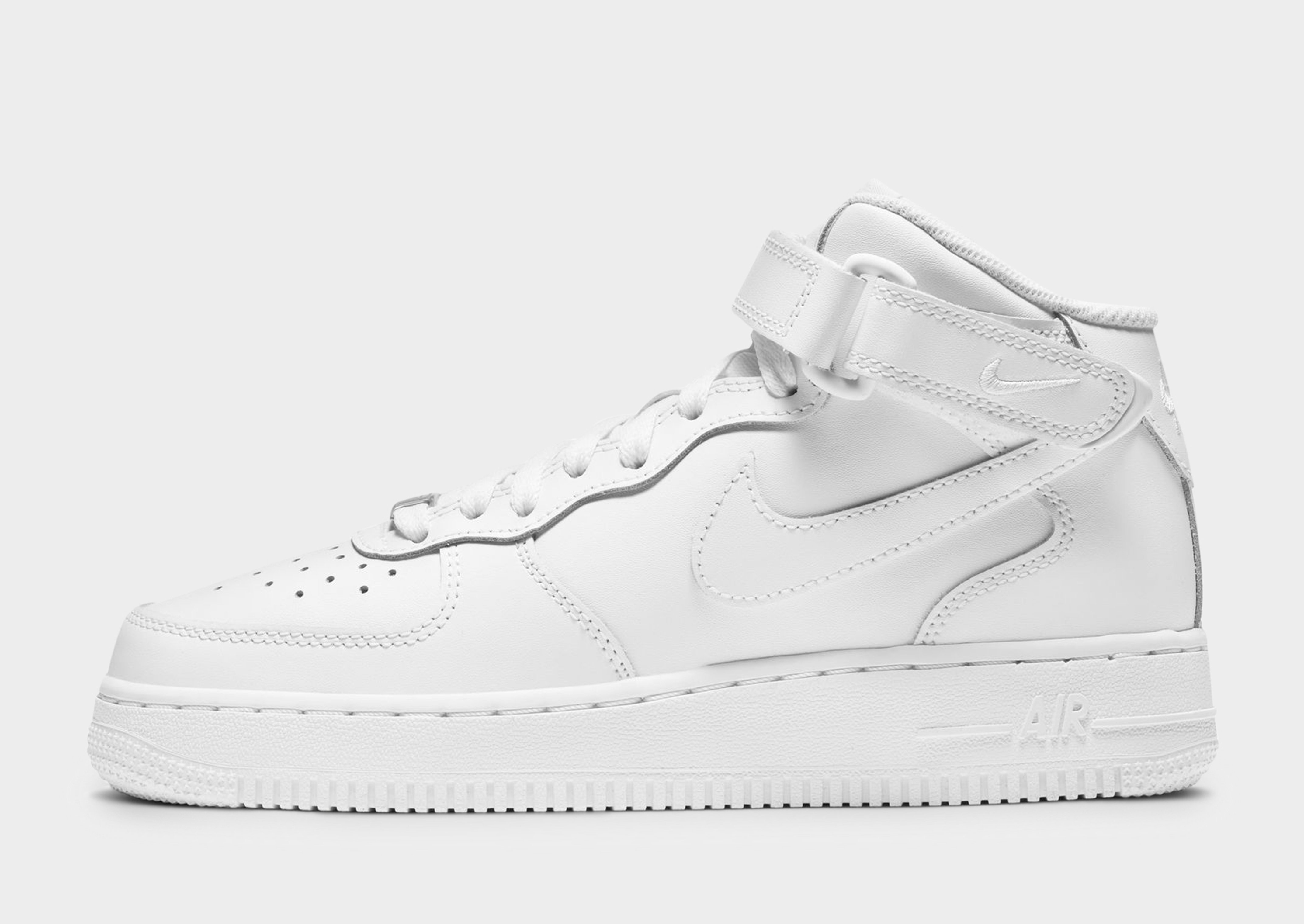 Nike Air Force 1 Mid Junior in Bianco JD Sports