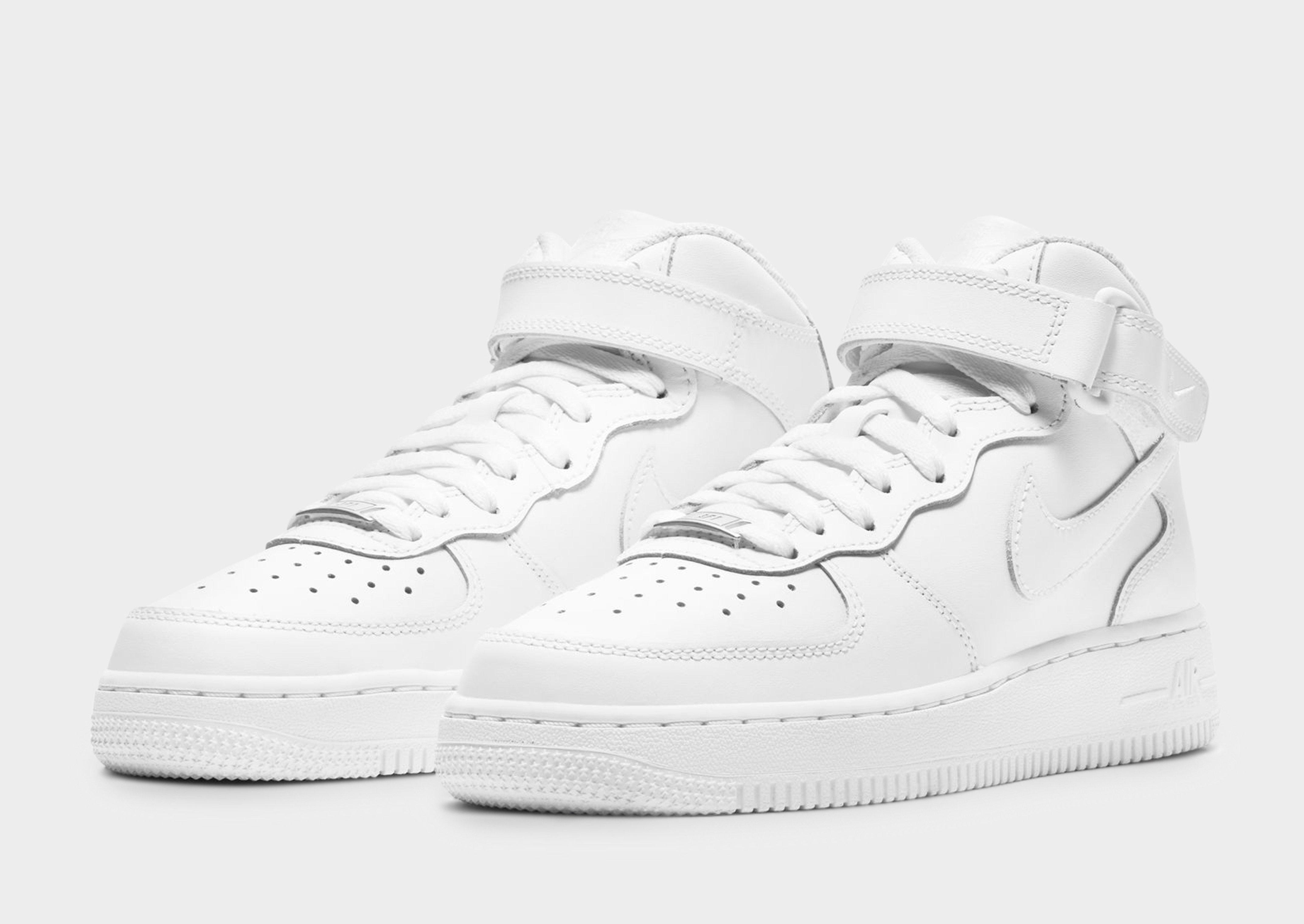 nike white air force junior