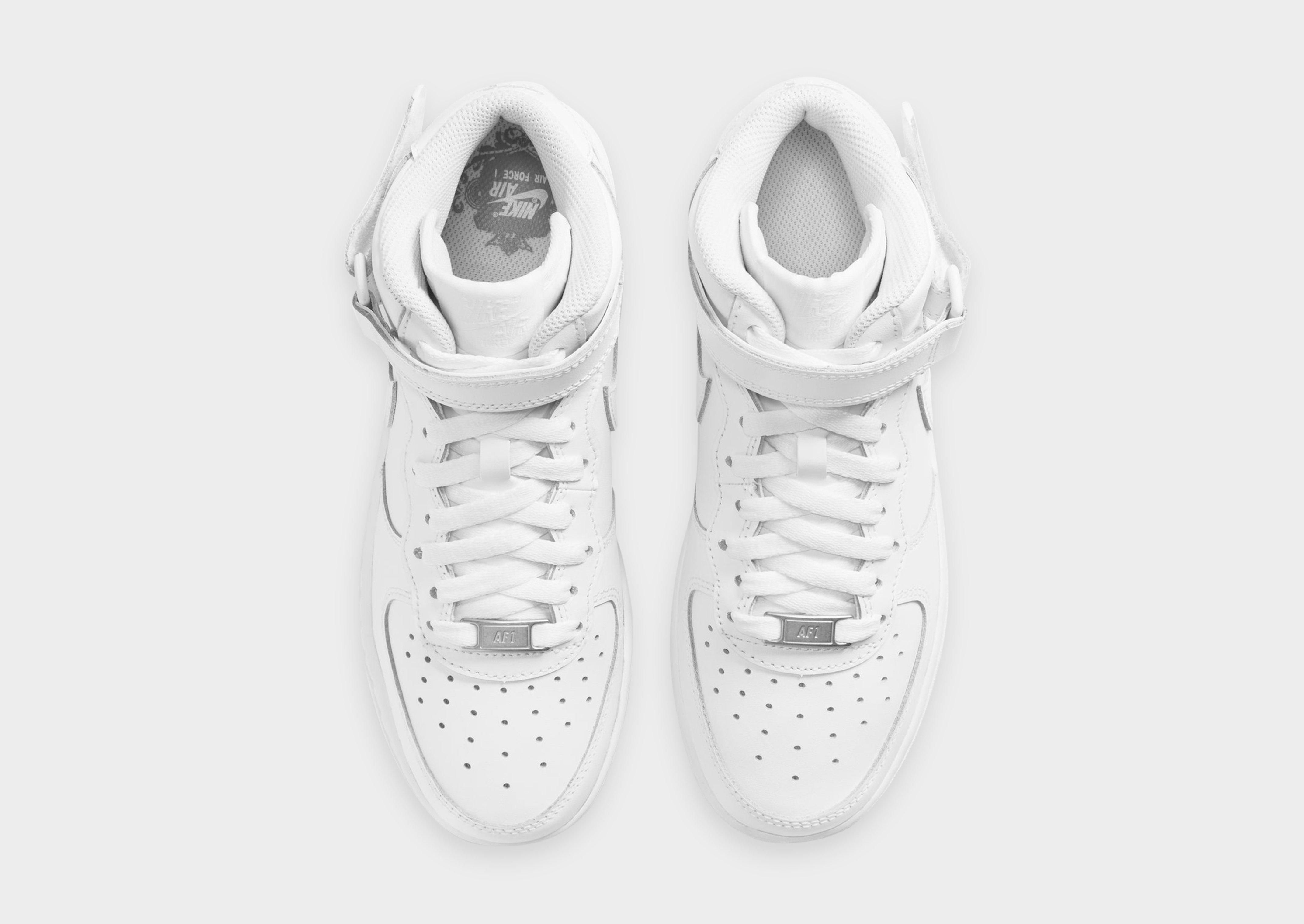 air force ones white junior