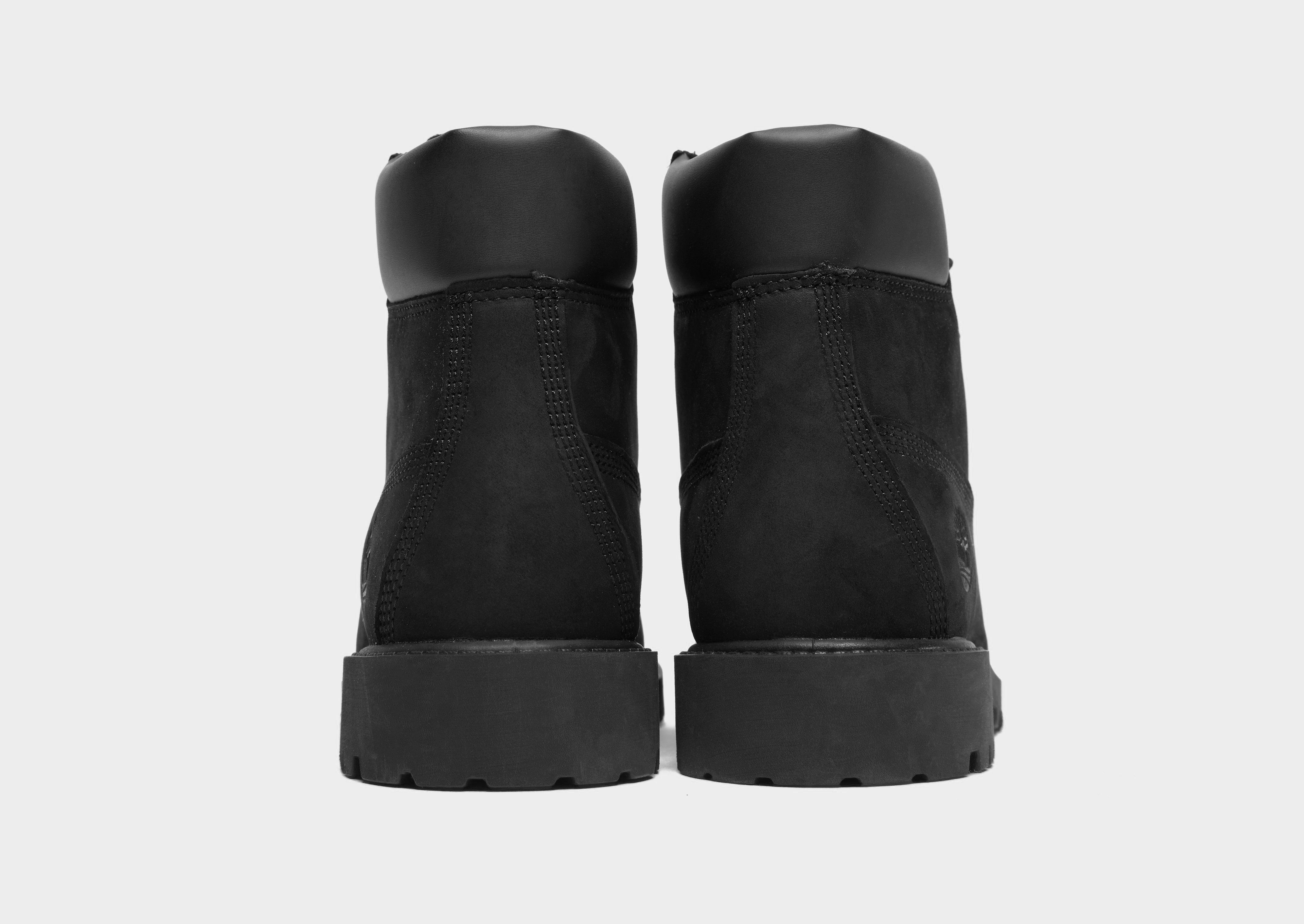 premium 6 inch boot for juniors in black