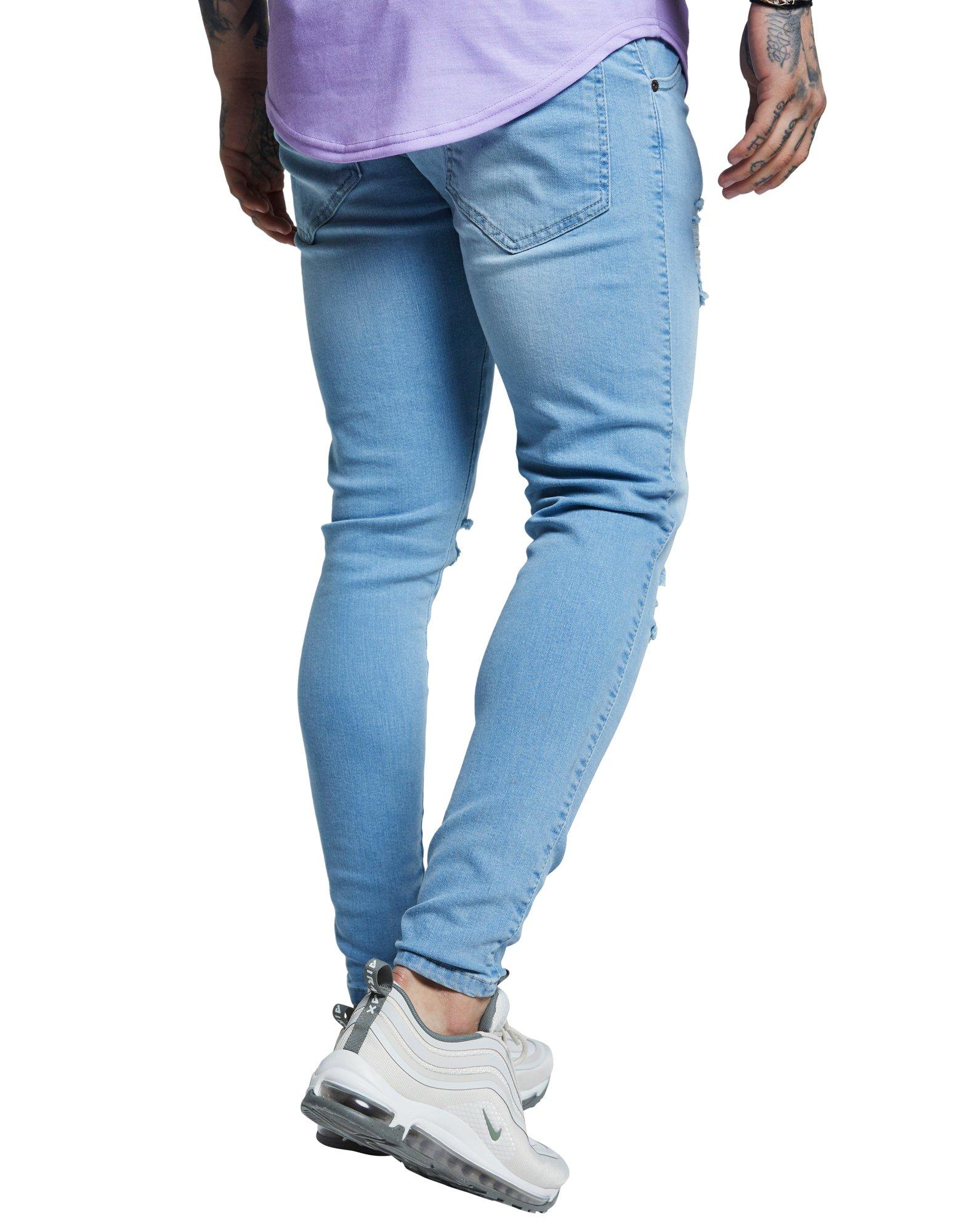 siksilk distressed jeans