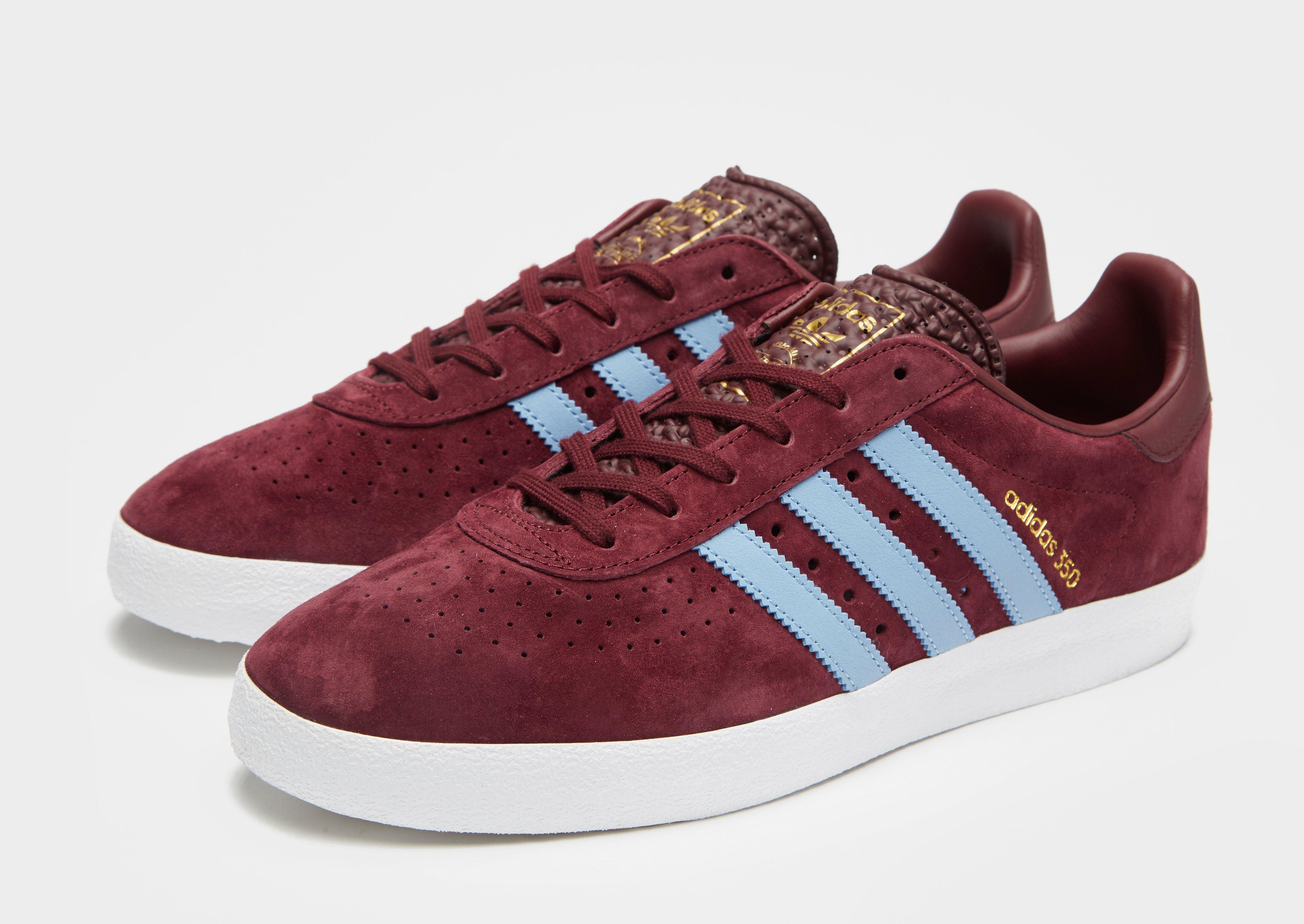 adidas 350 claret and blue