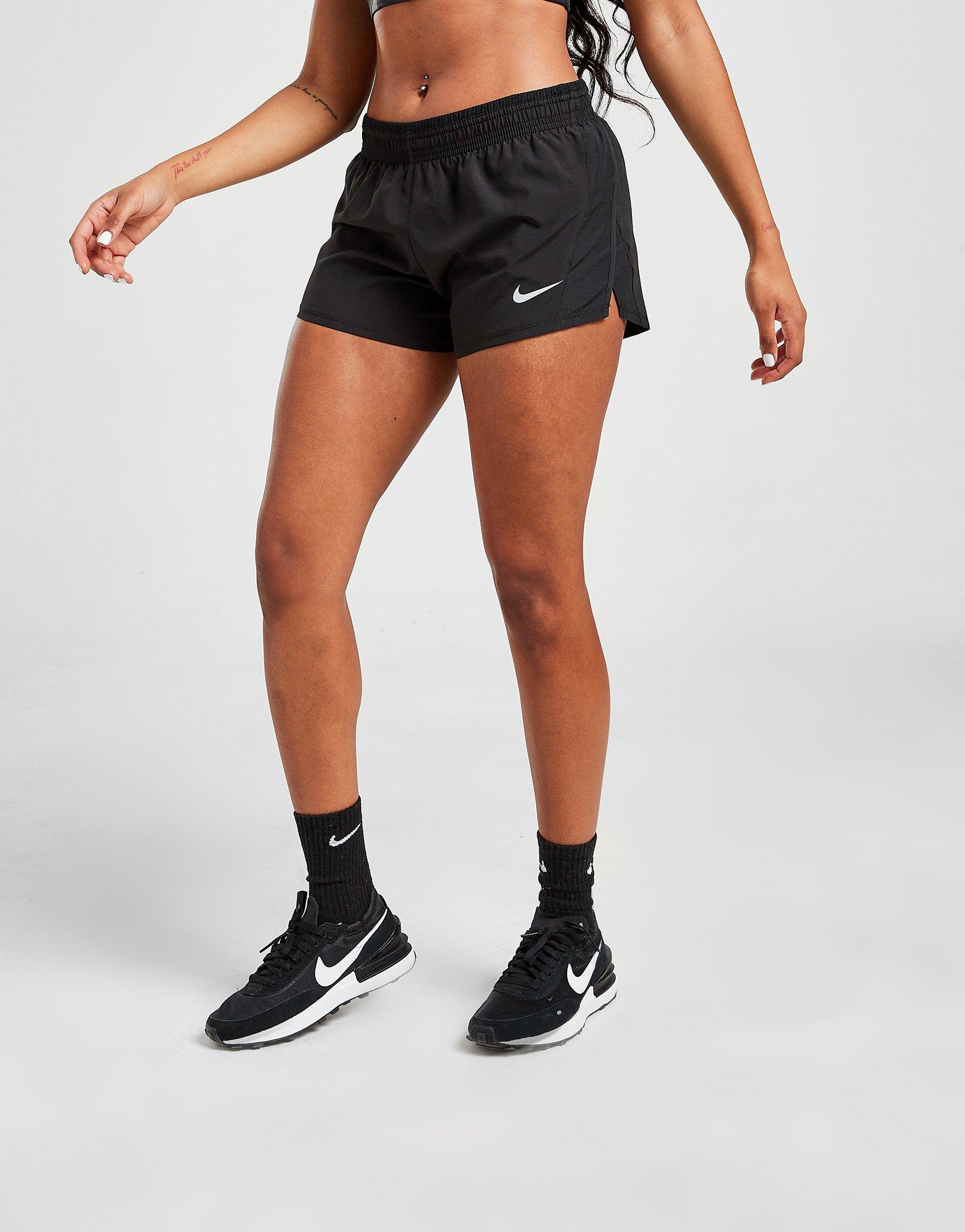 Black Nike Running 10k Mesh Shorts | JD 