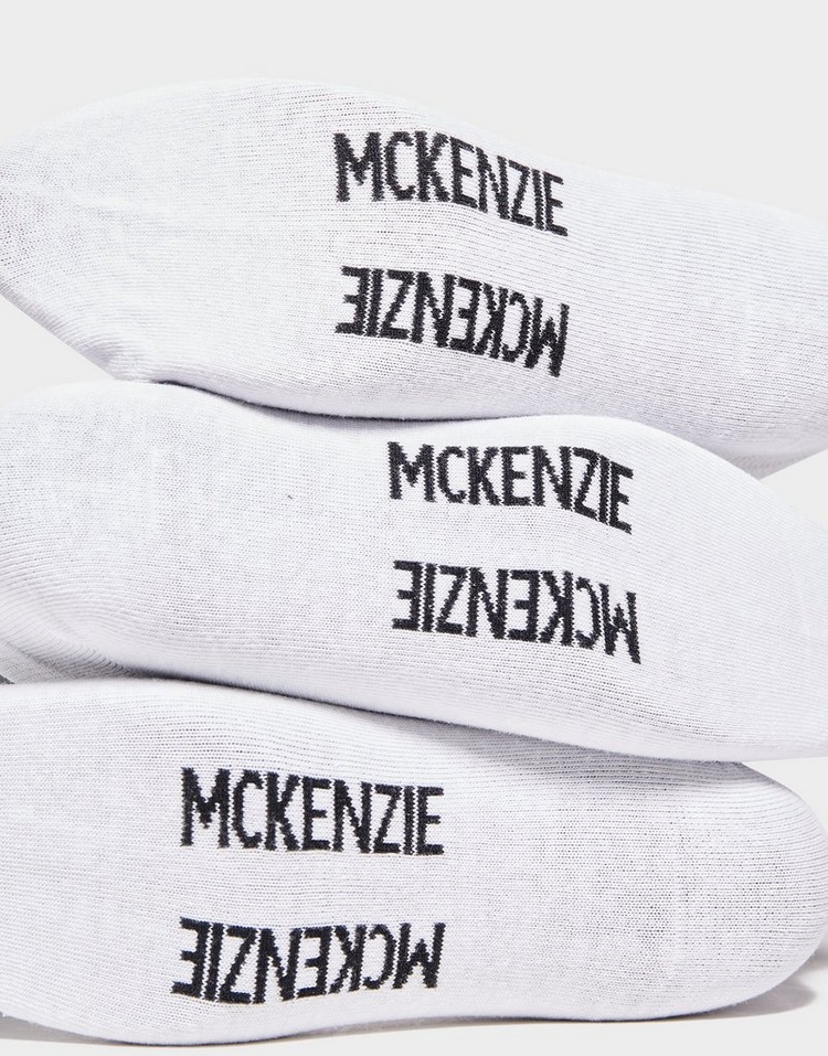 McKenzie Three Pack Low Ankle Ped Socks Mens