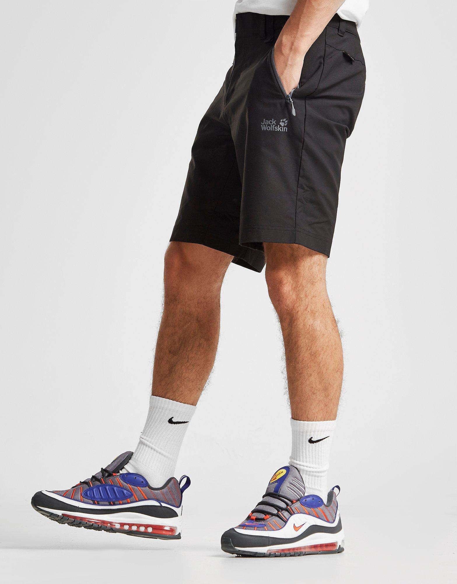 jack wolfskin contrast pocket shorts