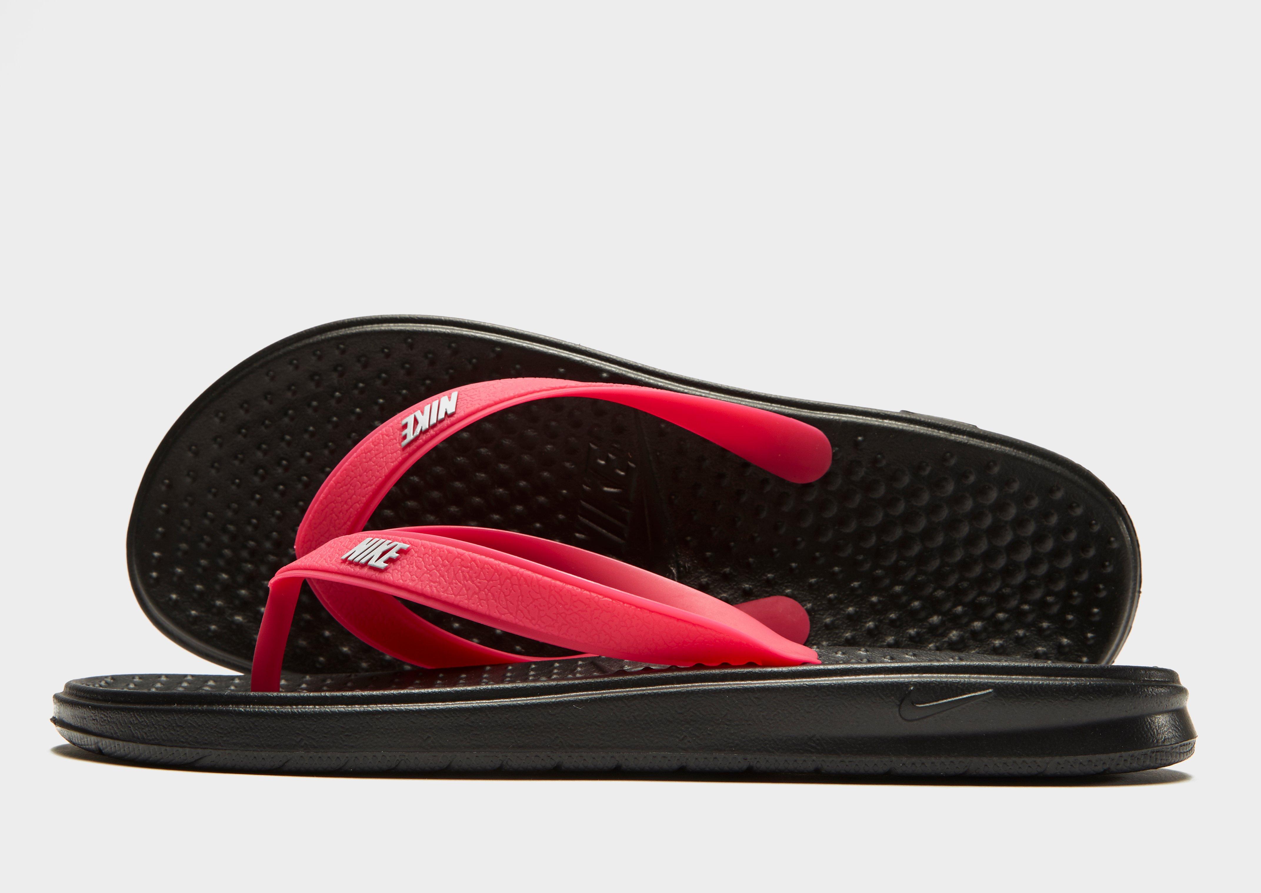 nike solay flip flops junior