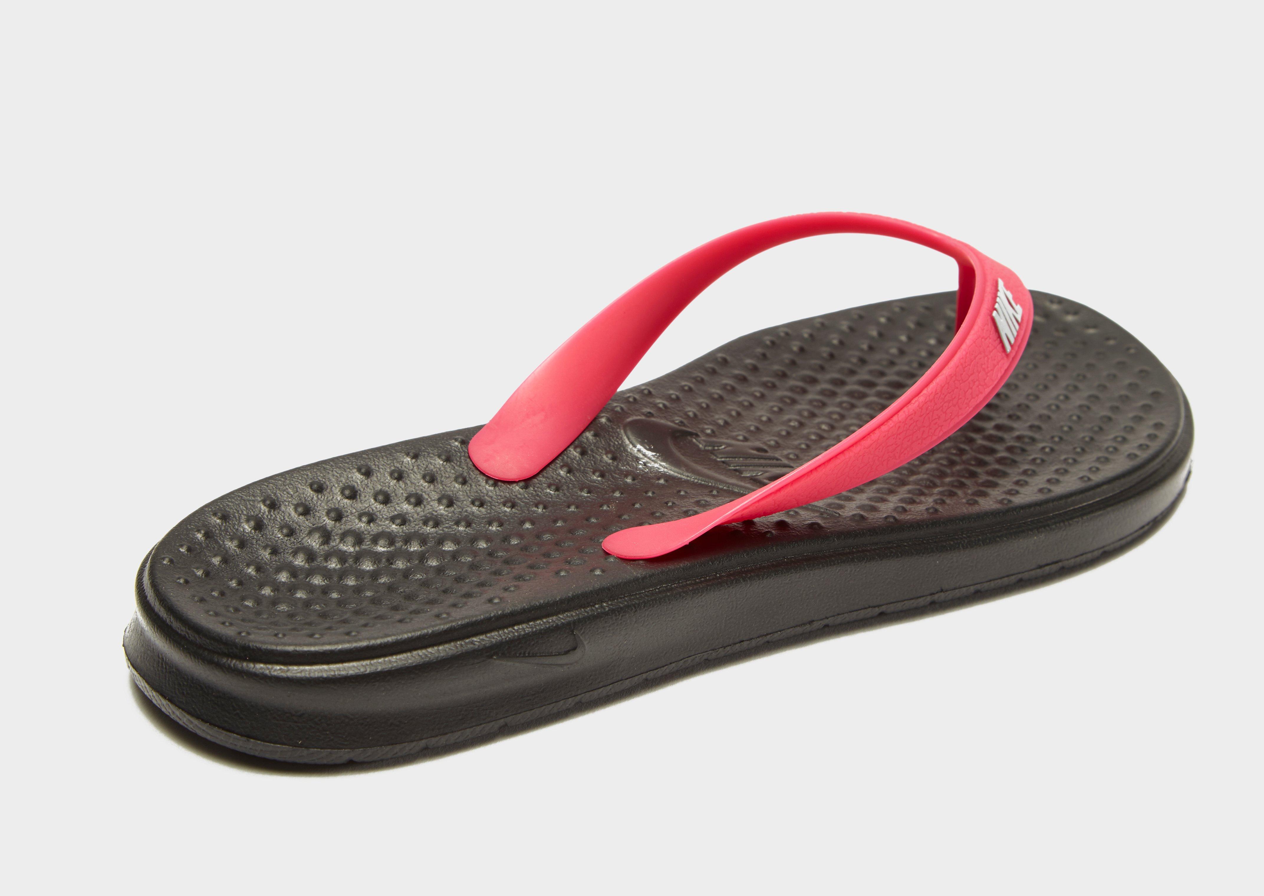 nike solay flip flops junior