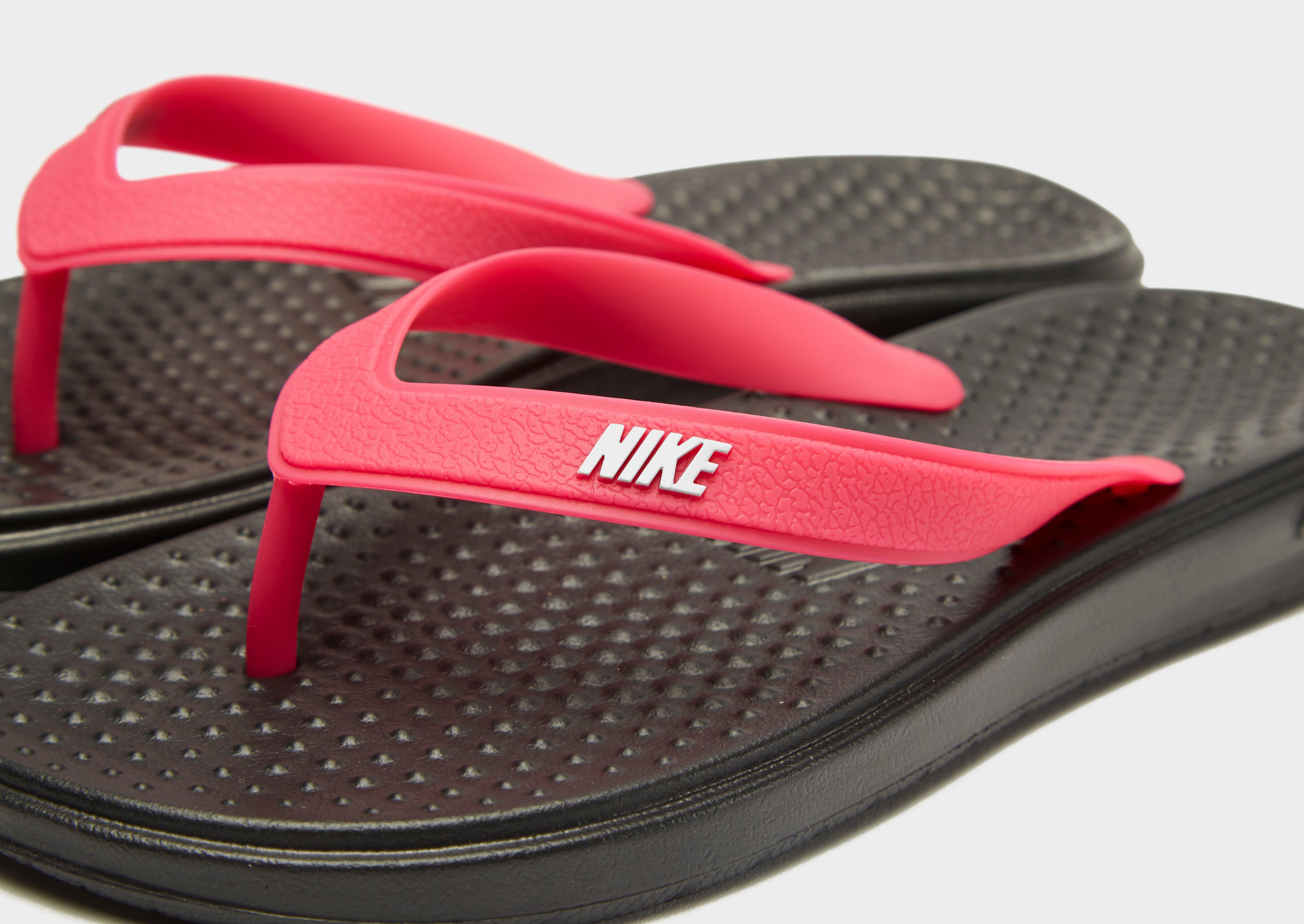 nike solay flip flops junior