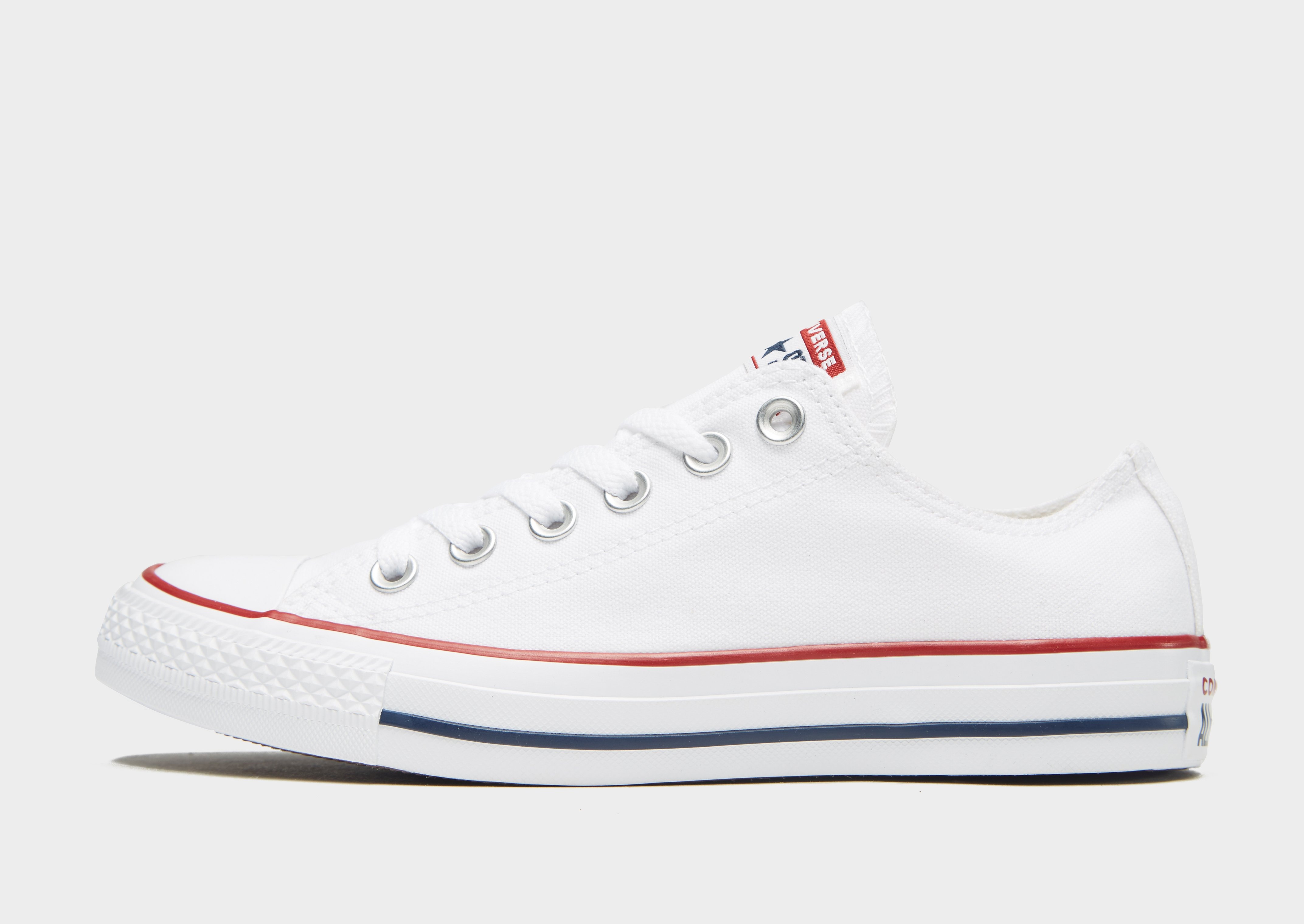 pastel vedhæng Krydderi White Converse Chuck Taylor All Star Ox Women's | JD Sports