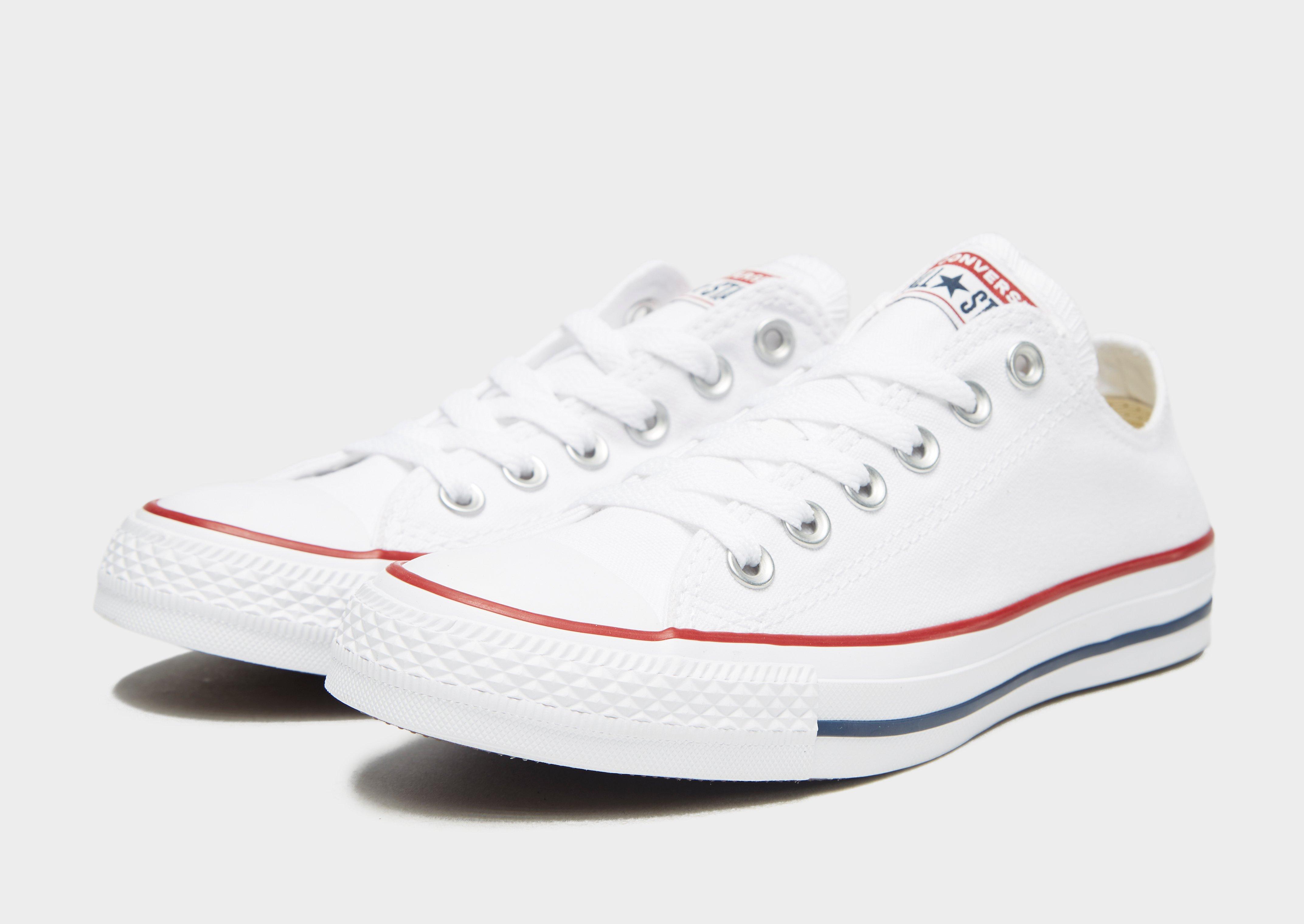 all white converse size 3
