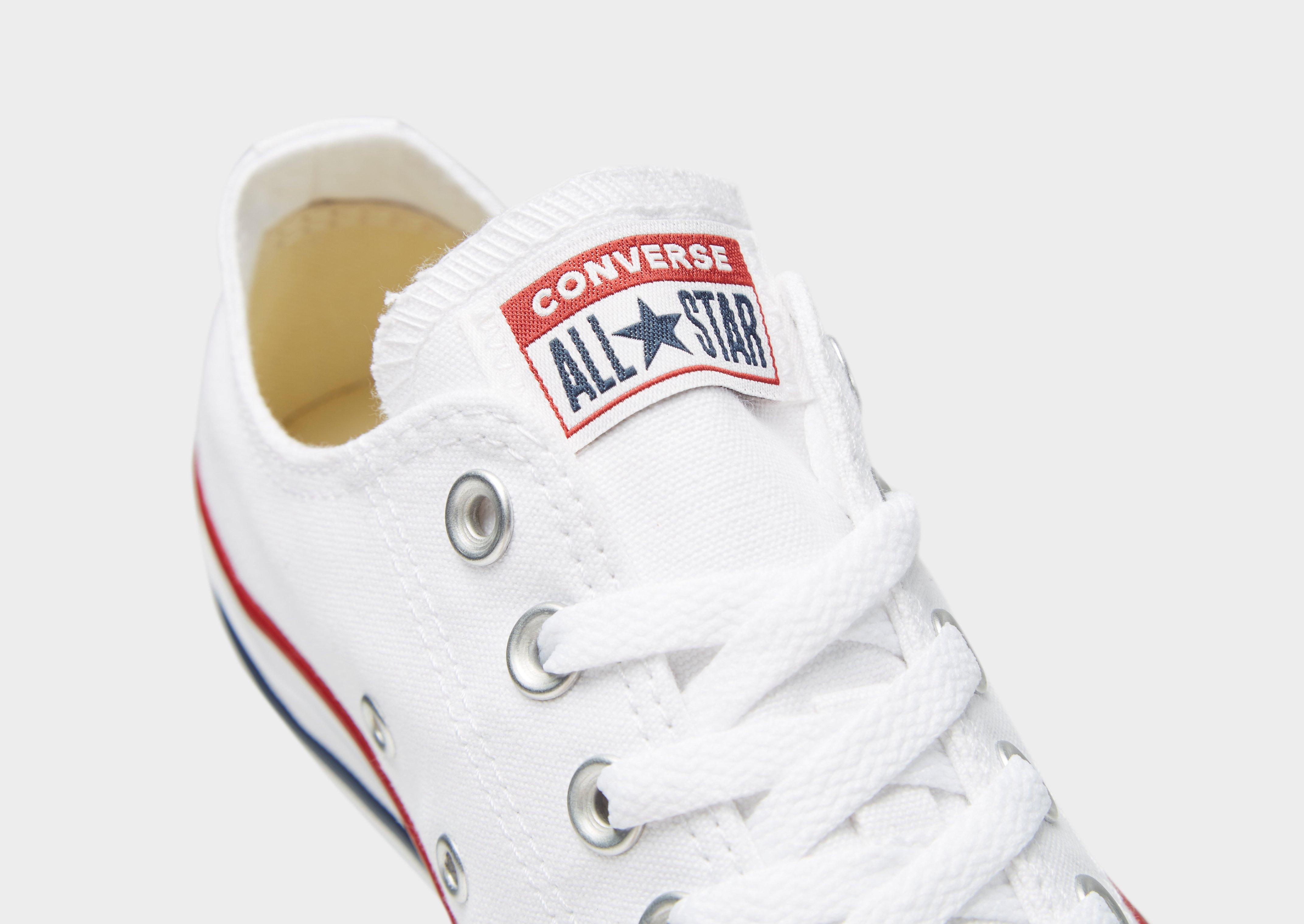 converse white & gold all star coral craft pu ox trainers