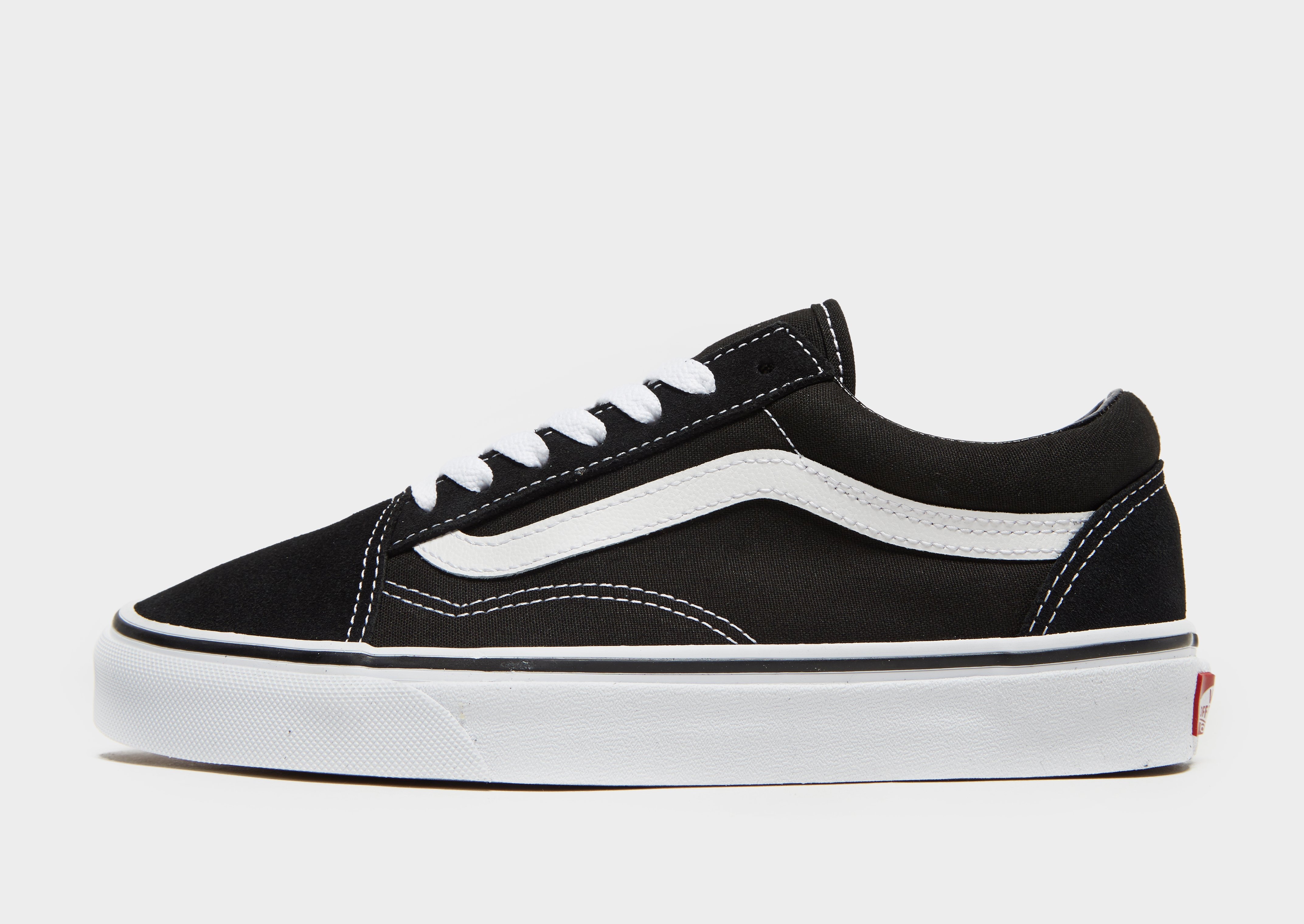 Black old skool womens vans on sale