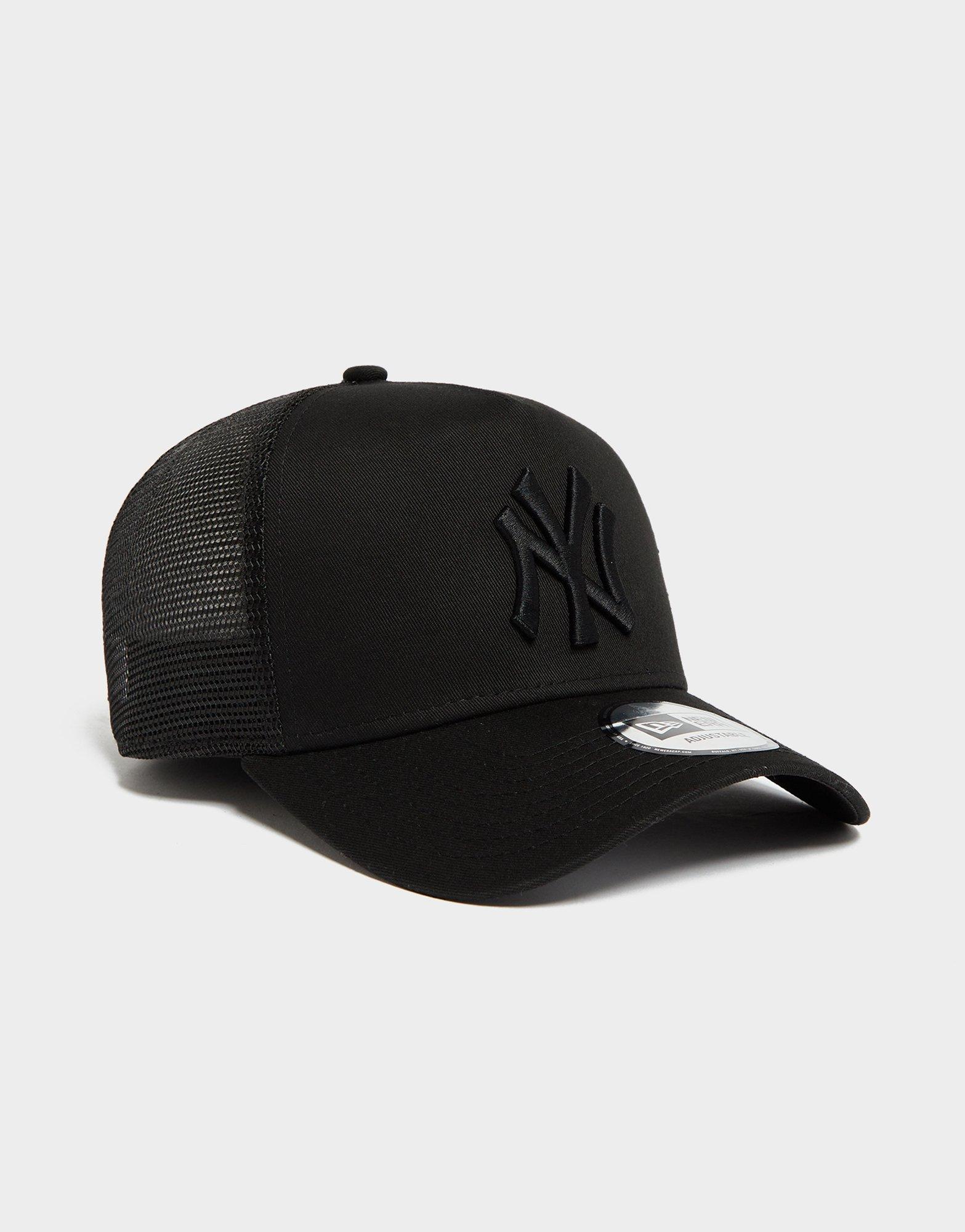 All black new york yankees baseball cap sale