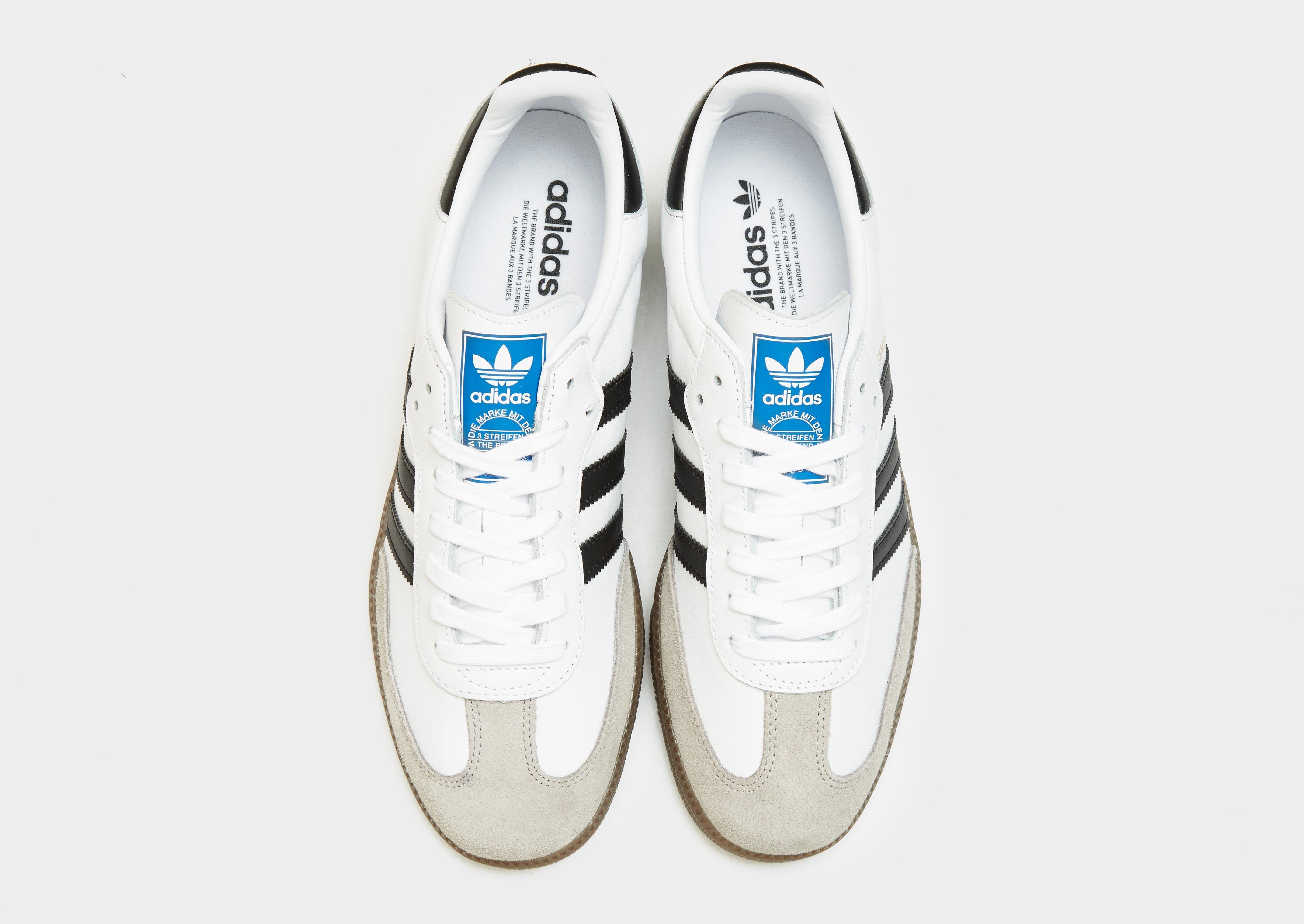 Adidas best sale samba white