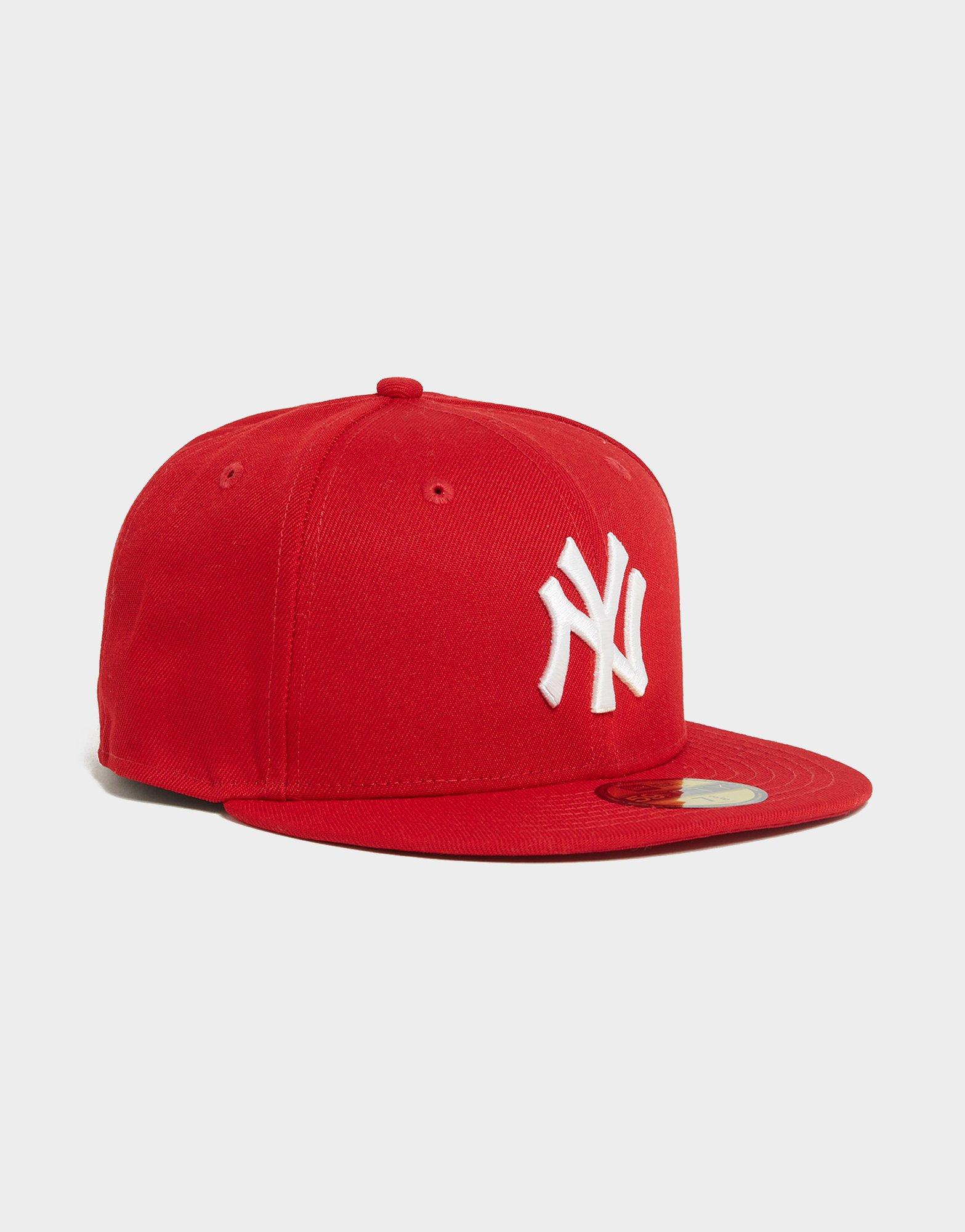 Ny red baseball store cap