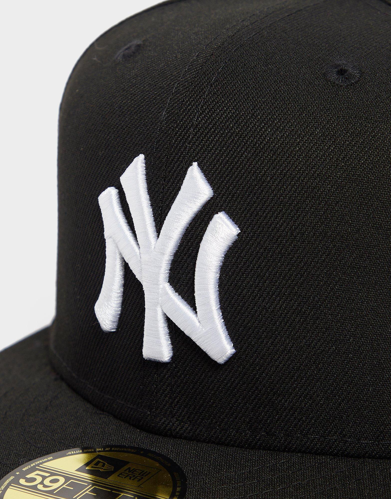 Men's New Era Black York Yankees Team Logo 59FIFTY Fitted Hat