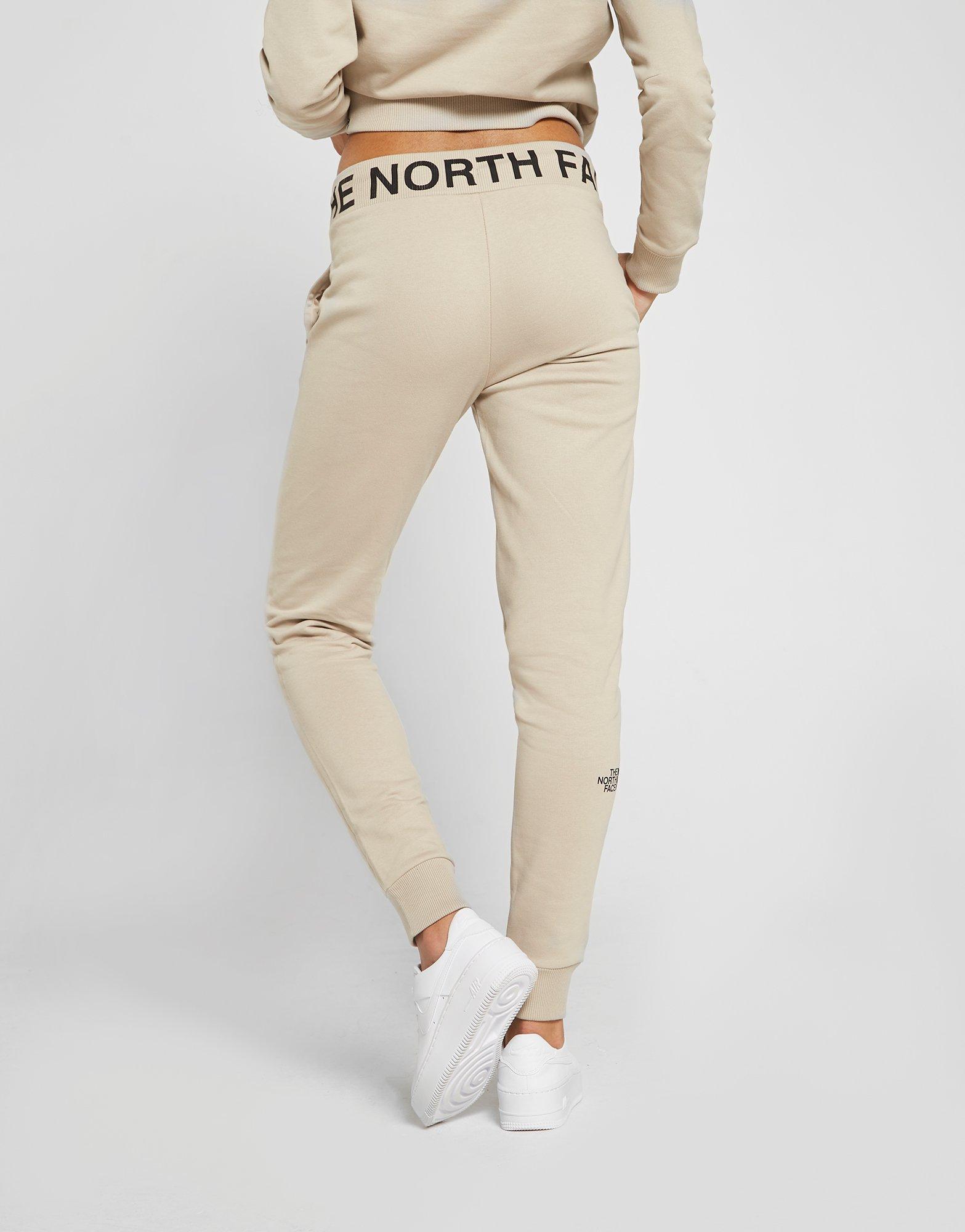 north face ribbed logo pants