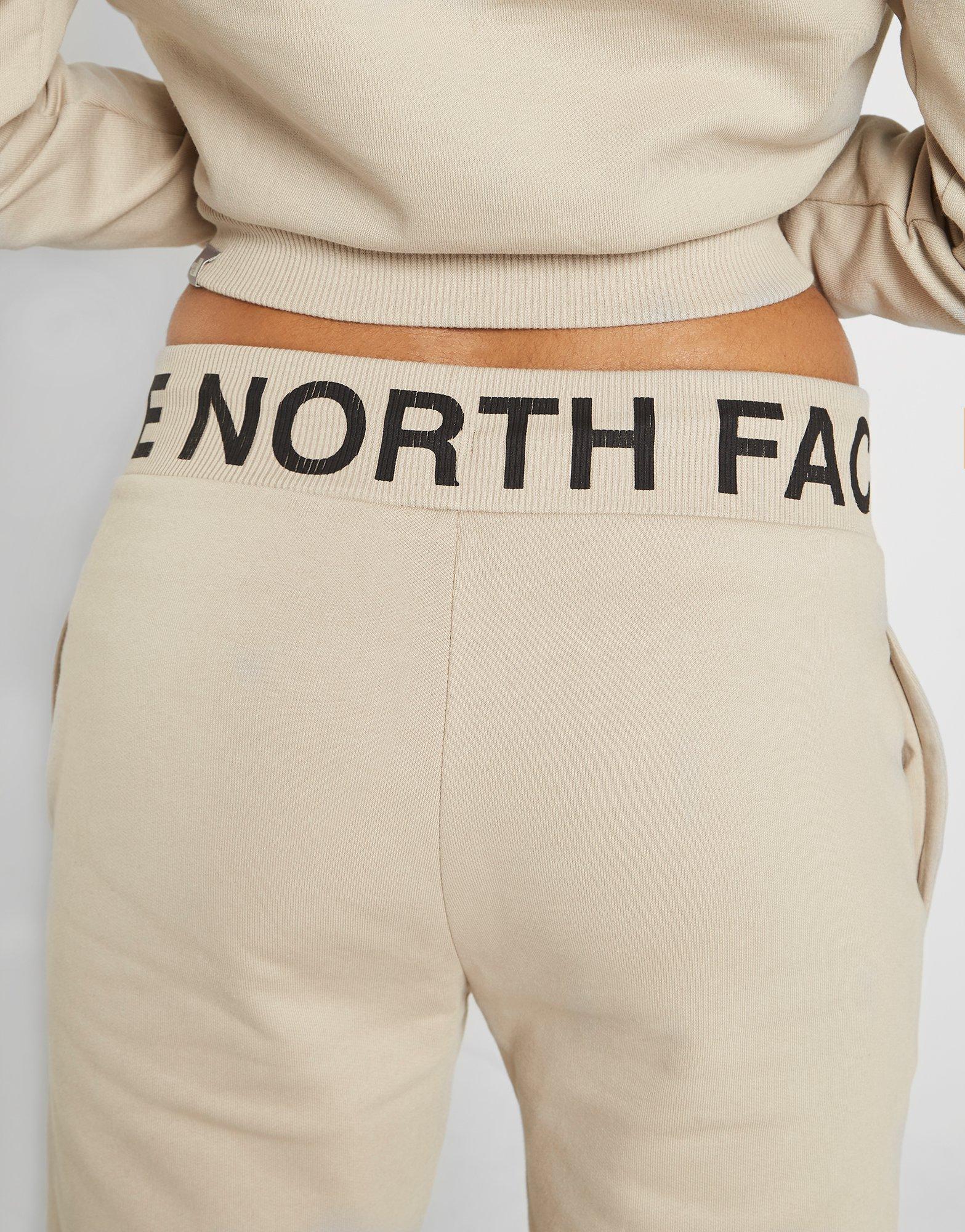 north face ribbed logo pants