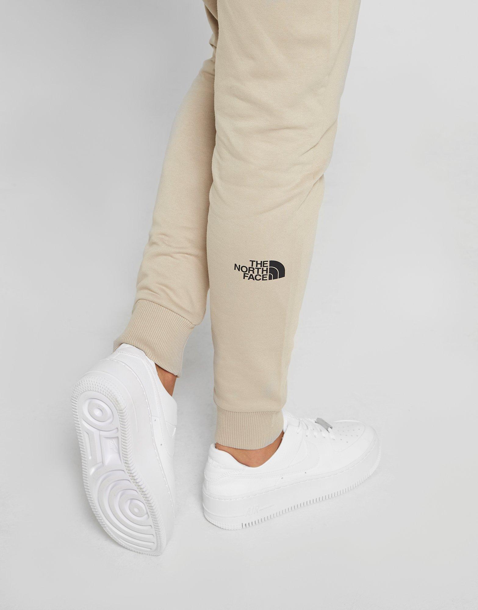 north face ribbed logo pants