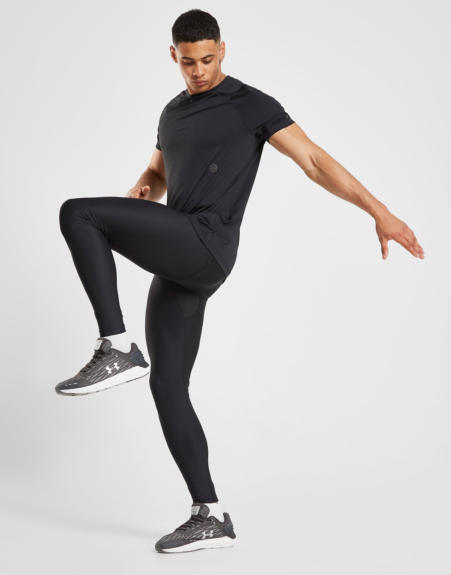 Buy Black Under Armour Tights | JD Sports | JD Sports Ireland