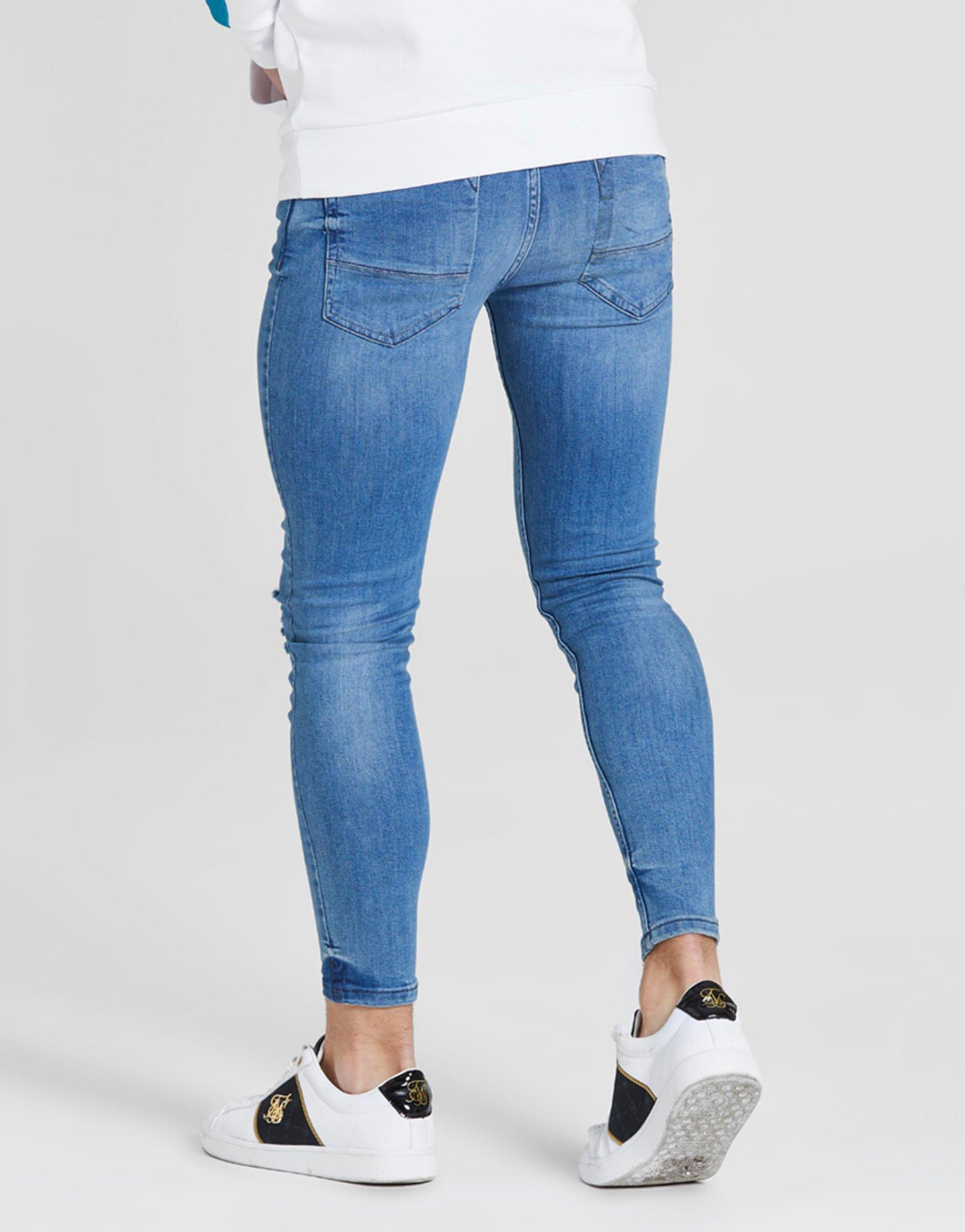 skinny washed jeans