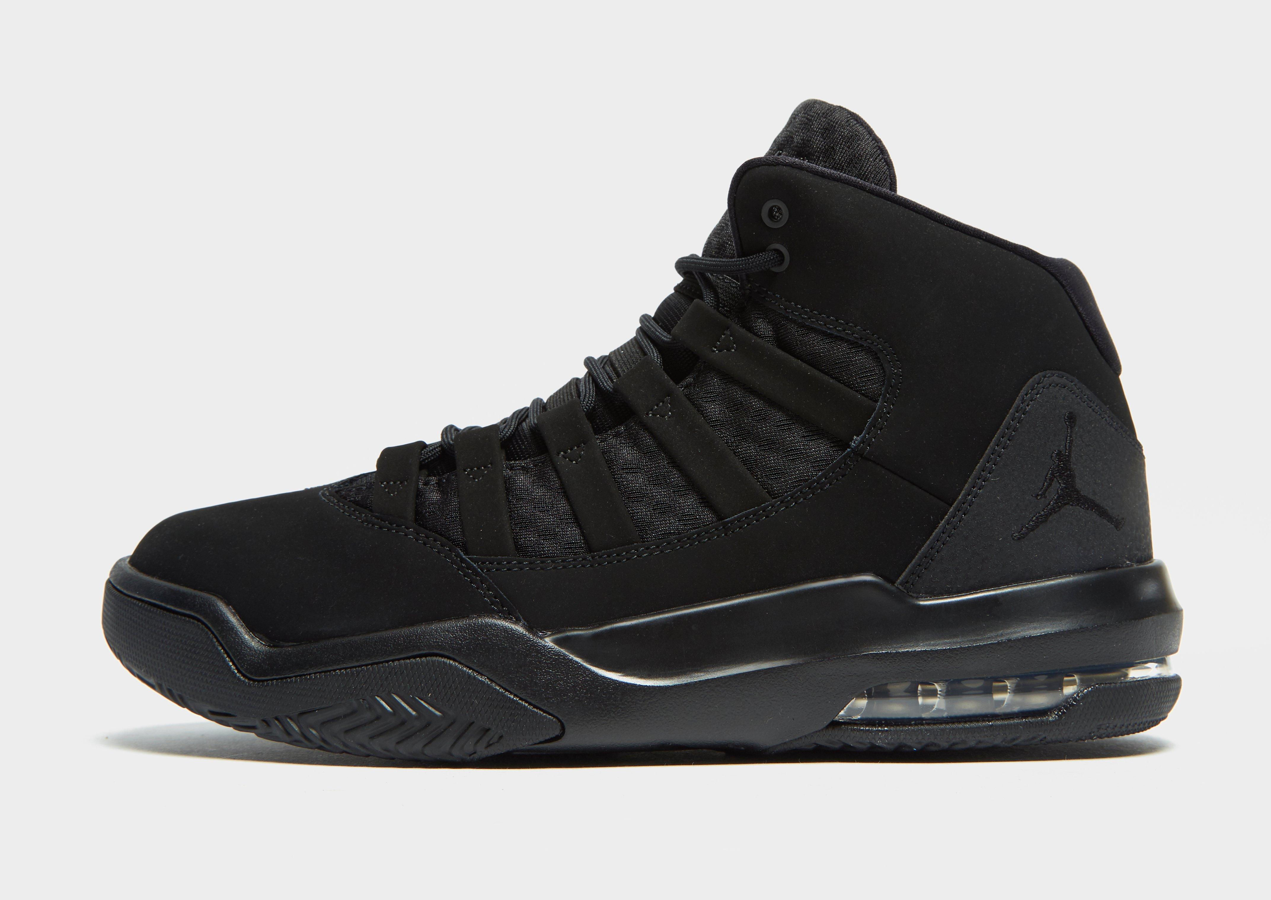 all black jordan max aura