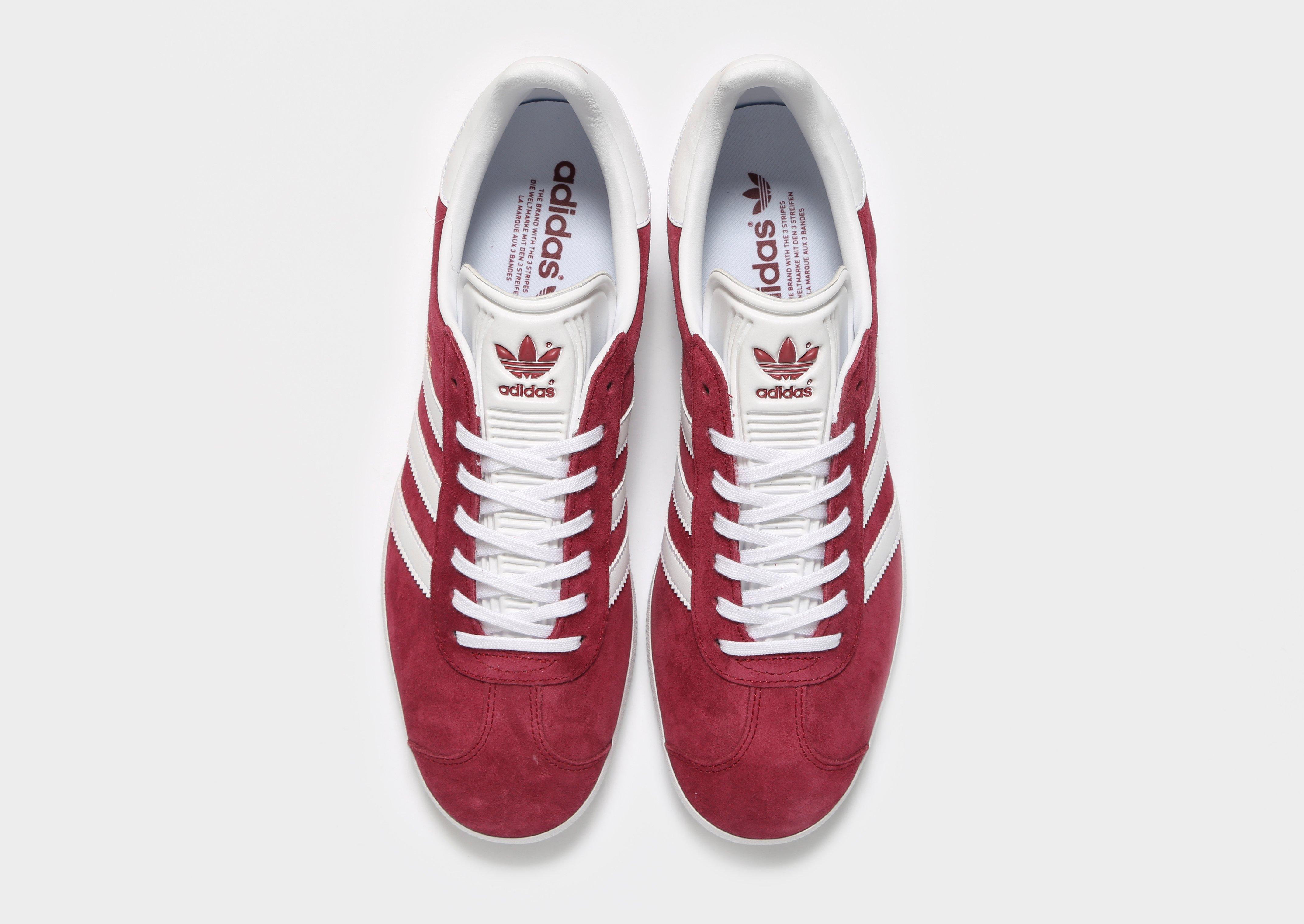 jd red adidas trainers