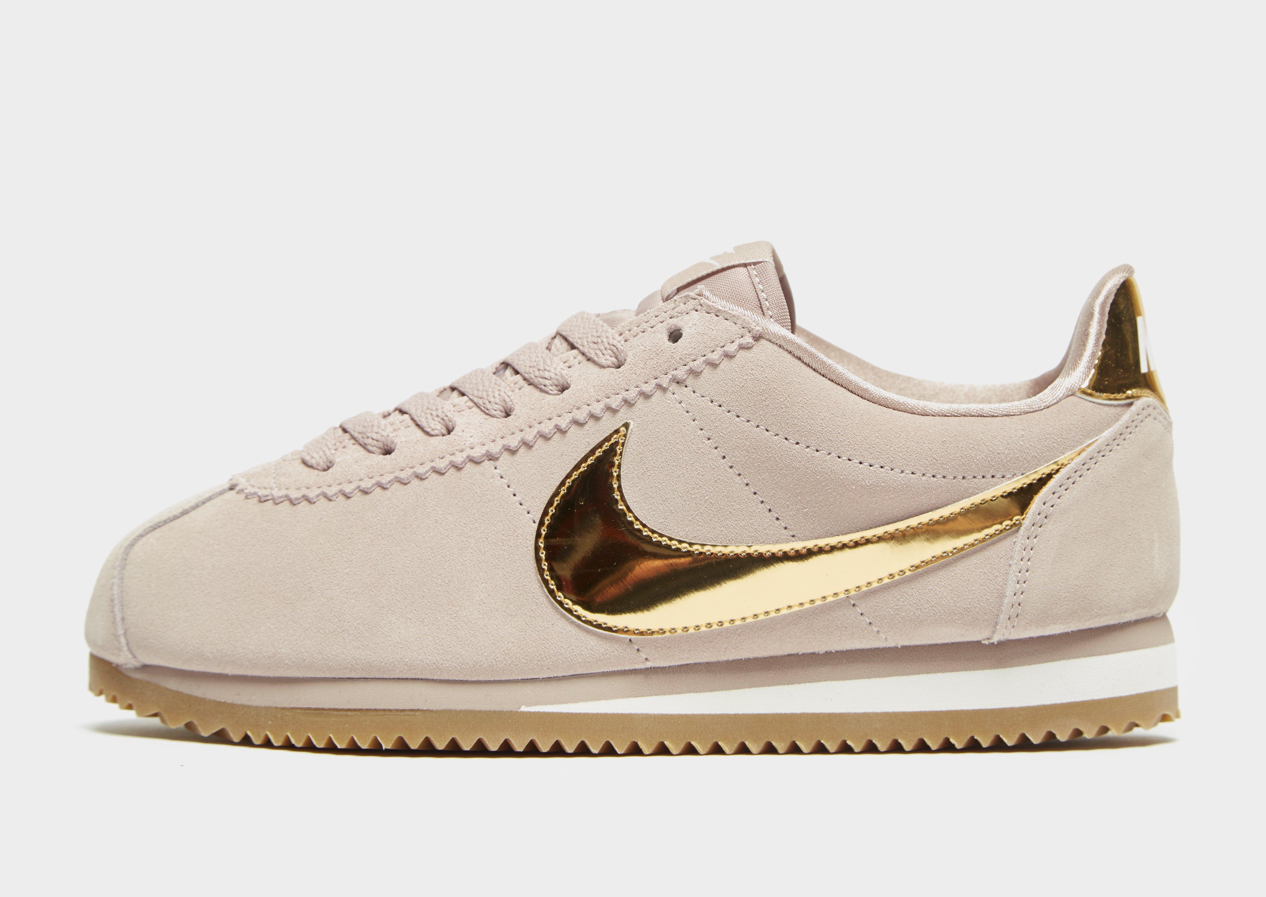 nike cortez beige womens