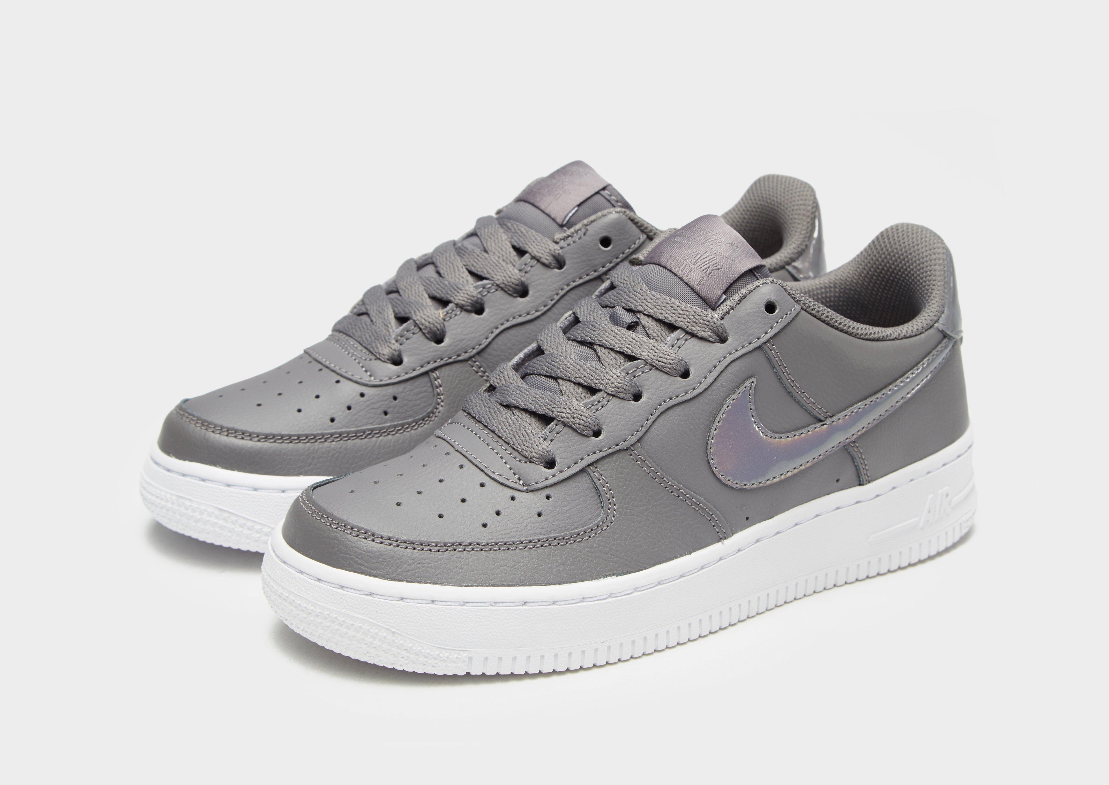 junior grey nike air force 1