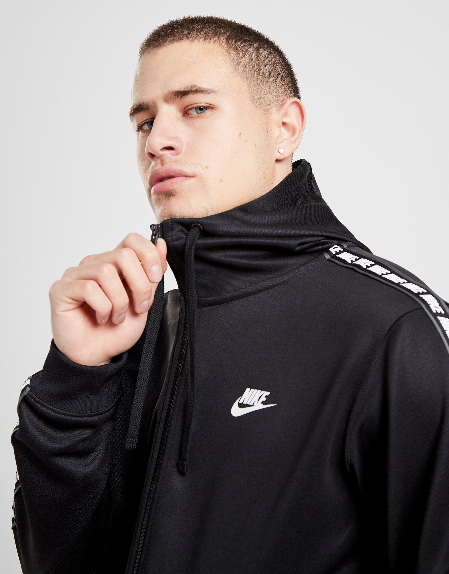 nike taped poly hoodie