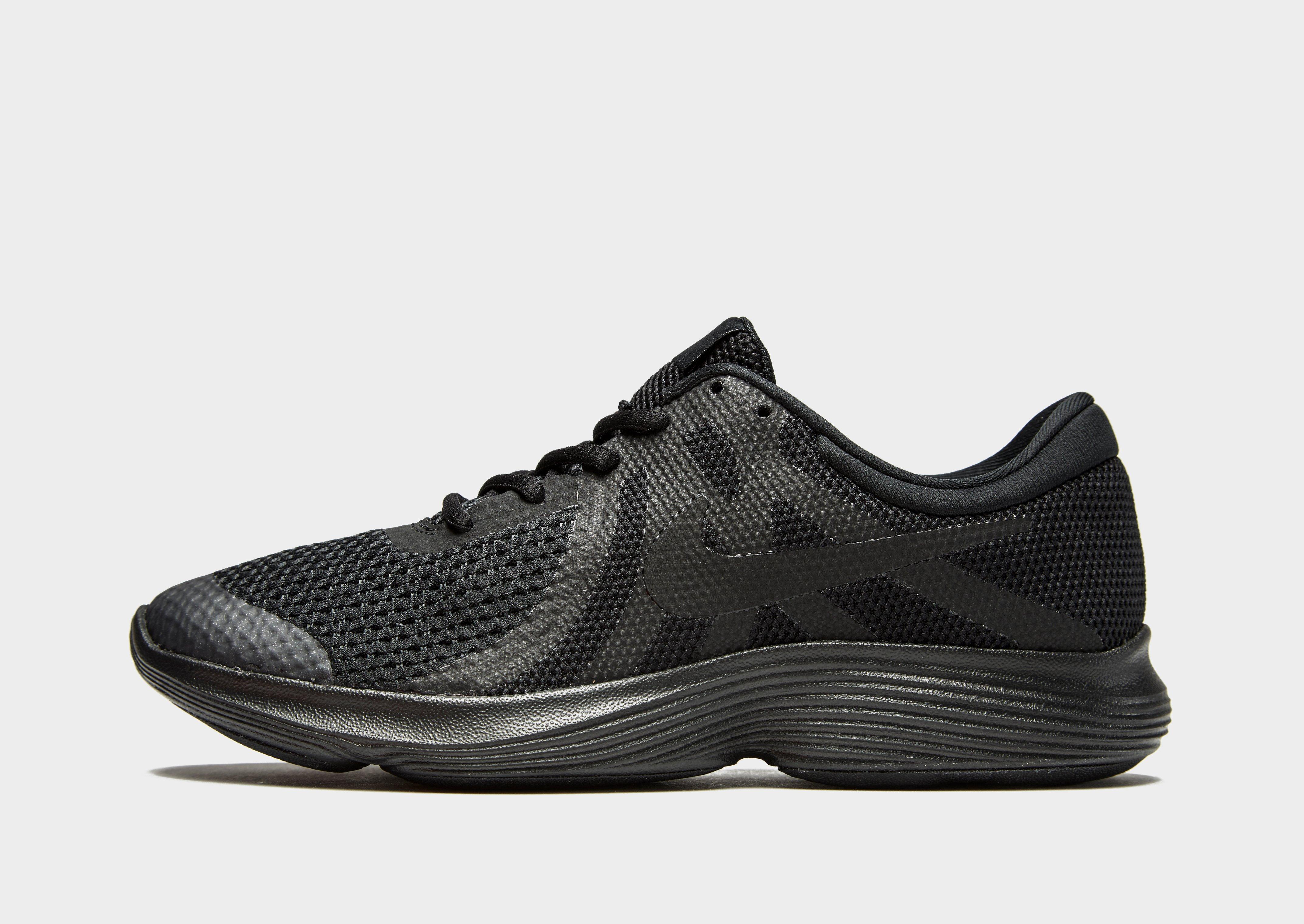 nike revolution 4 junior black