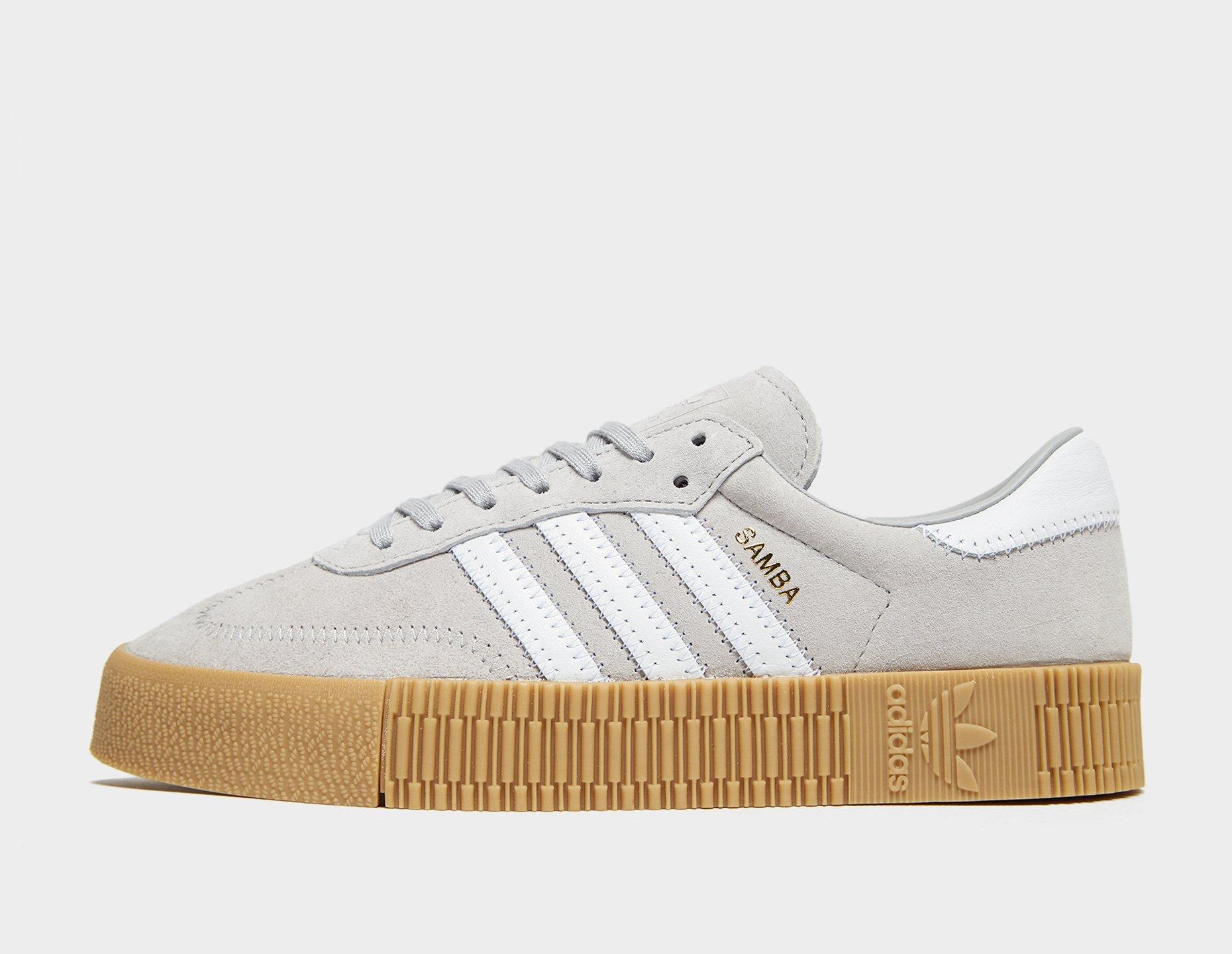 adidas samba rose trainers grey one white