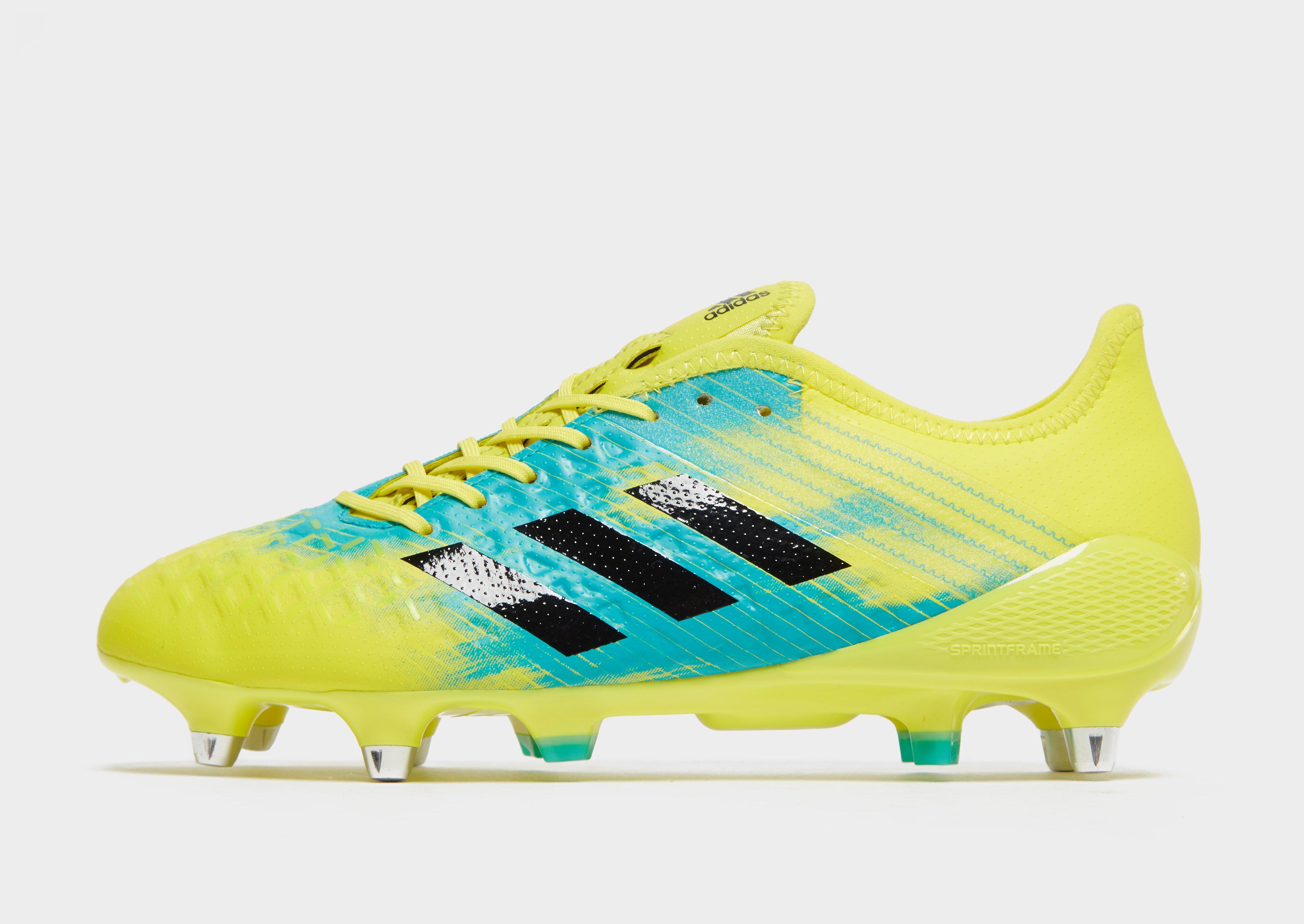 adidas rugby boots yellow