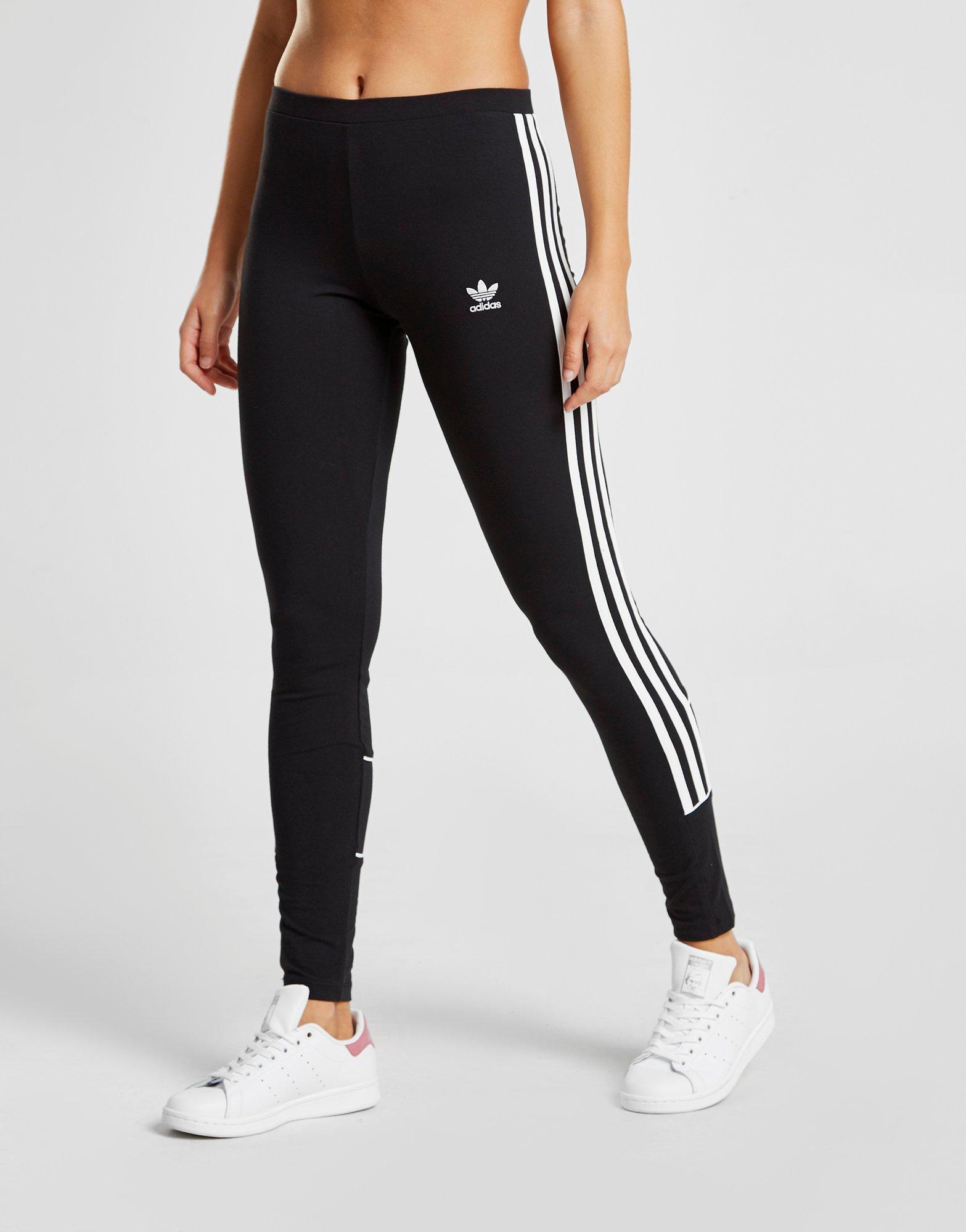 adidas 3 stripes piping leggings