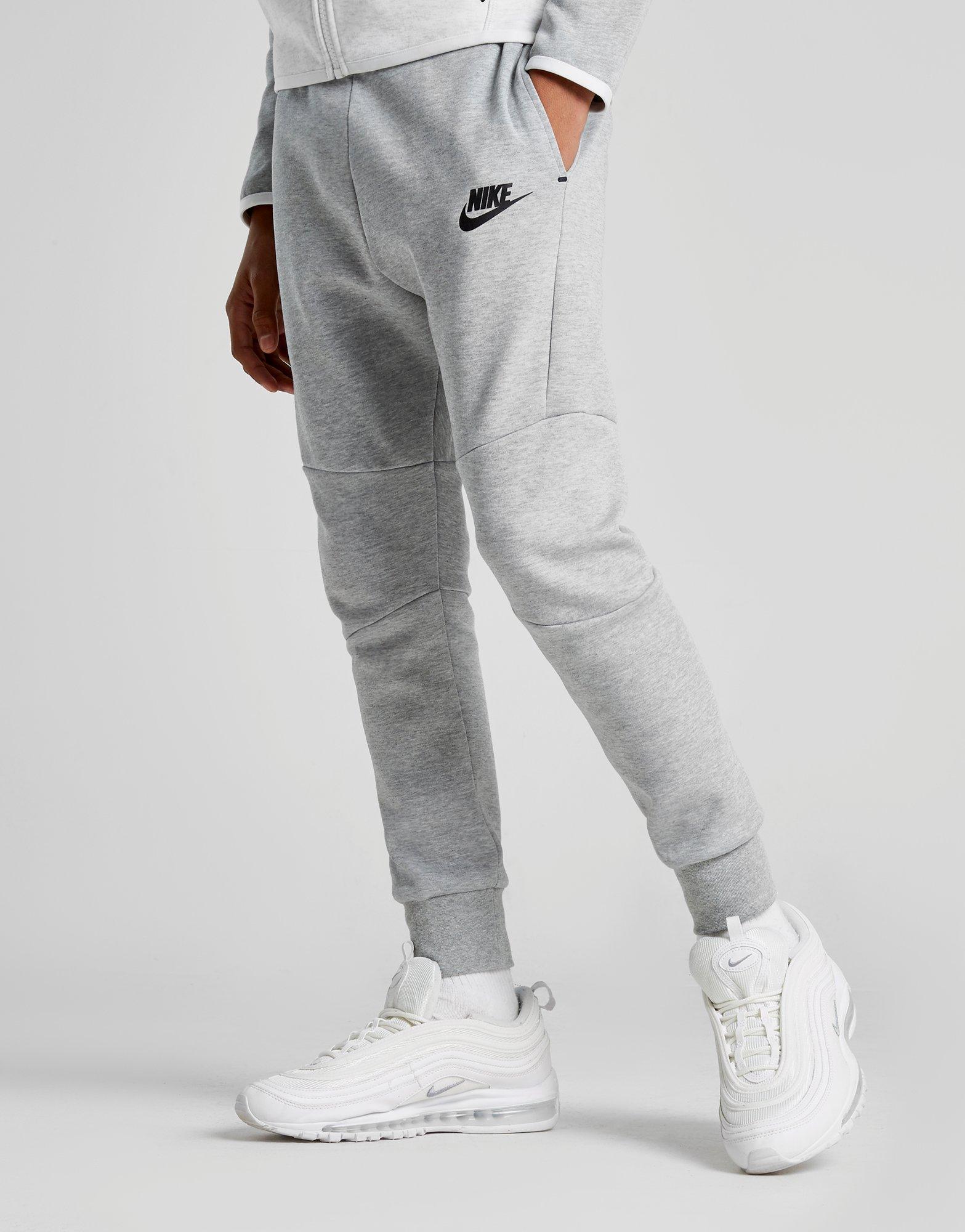 nike tech fleece bottoms grey