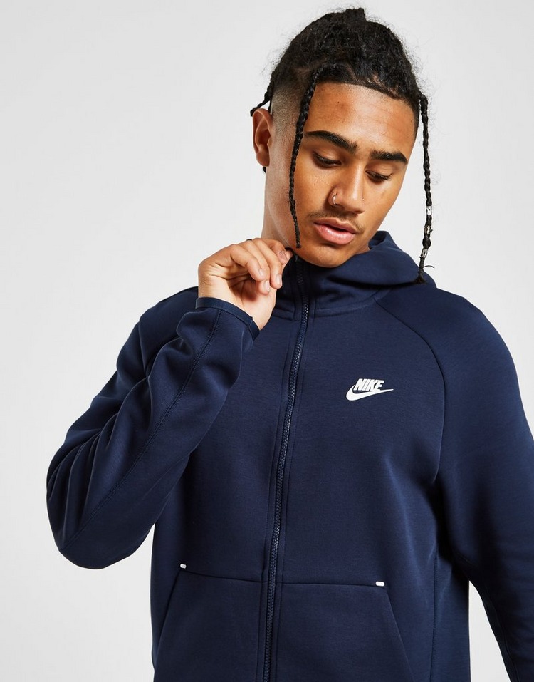 Buy Blue Nike Tech Fleece Windrunner Hoodie Men's | JD Sports | JD ...