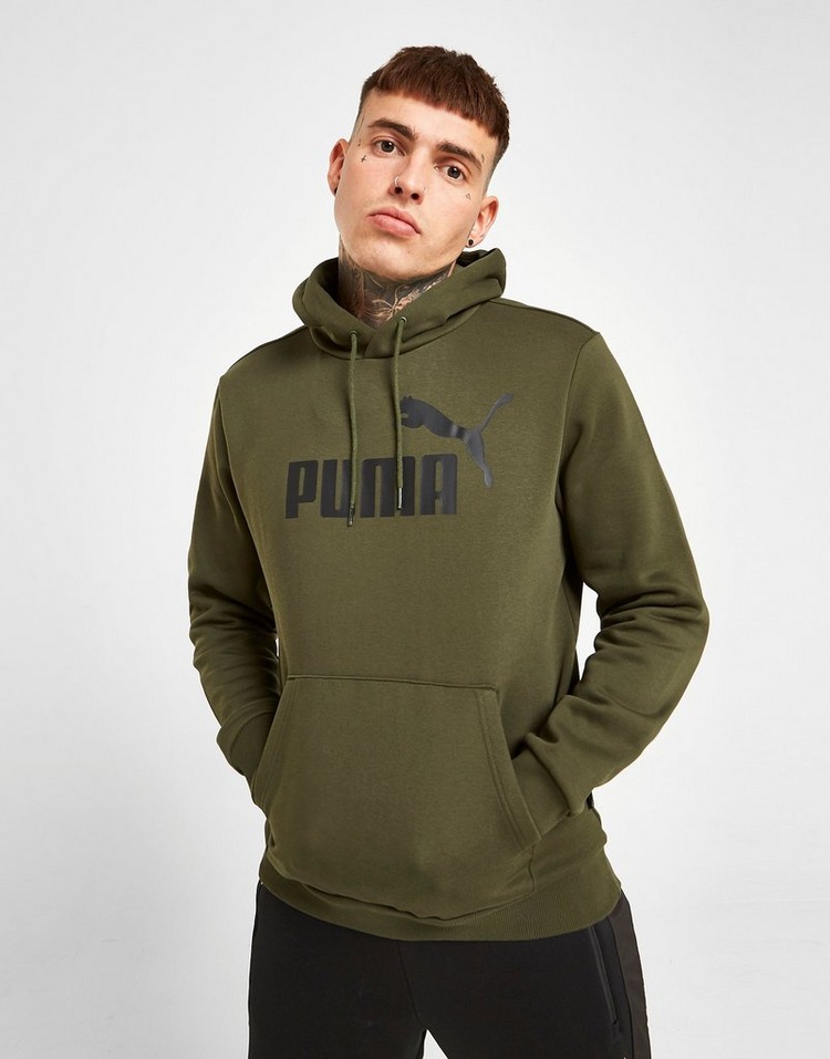 Buy Green PUMA Core Logo Overhead Hoodie | JD Sports | JD Sports Ireland