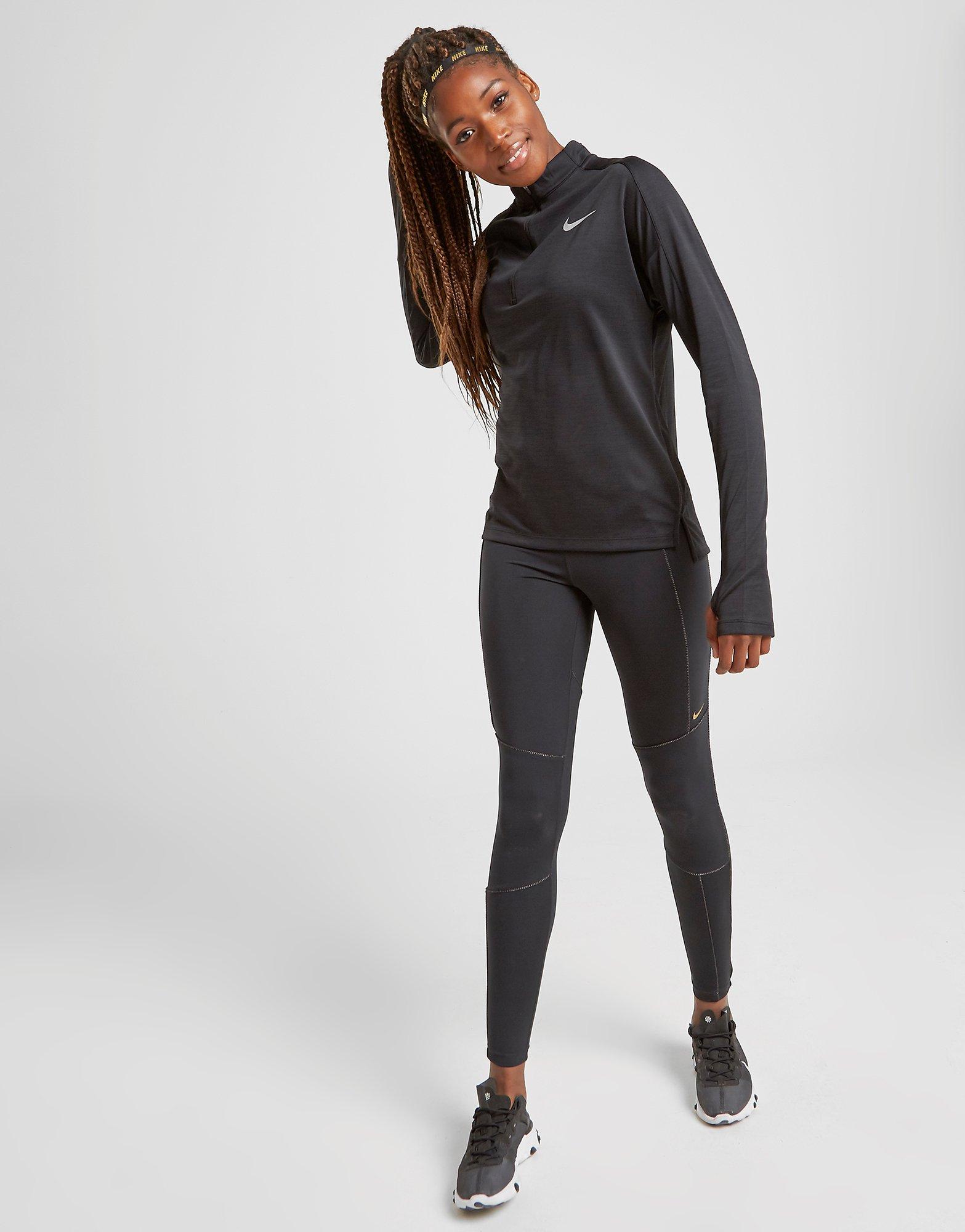 ladies nike half zip running top