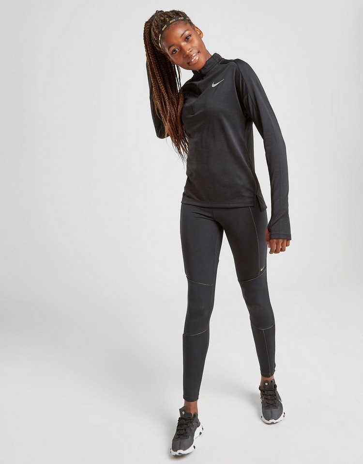 Buy Black Nike Running Pacer 1/4 Zip Top Women's JD Sports JD