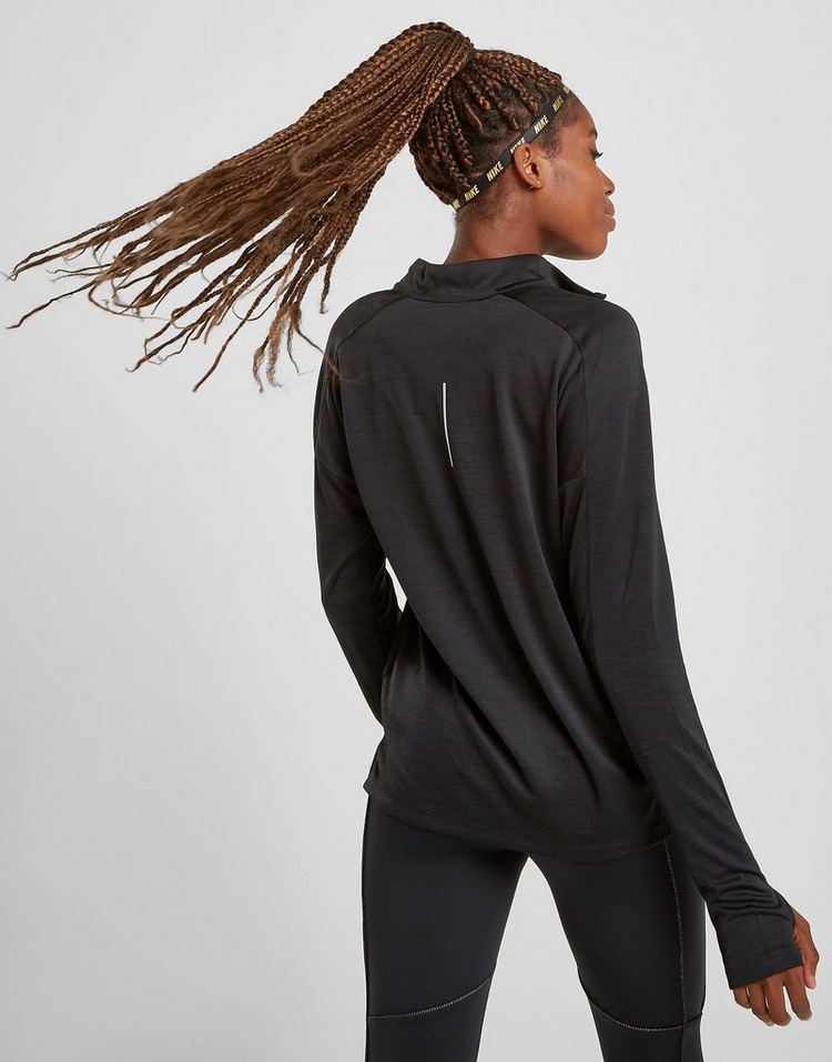 Buy Black Nike Running Pacer 1/4 Zip Top Women's JD Sports JD