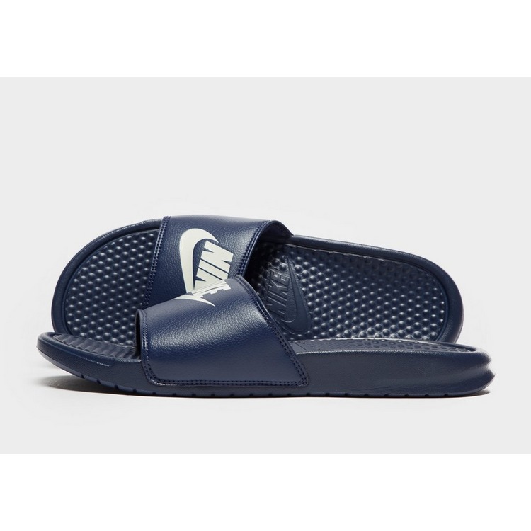 nike benassi slides blue