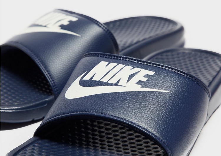 nike benassi slides red white and blue