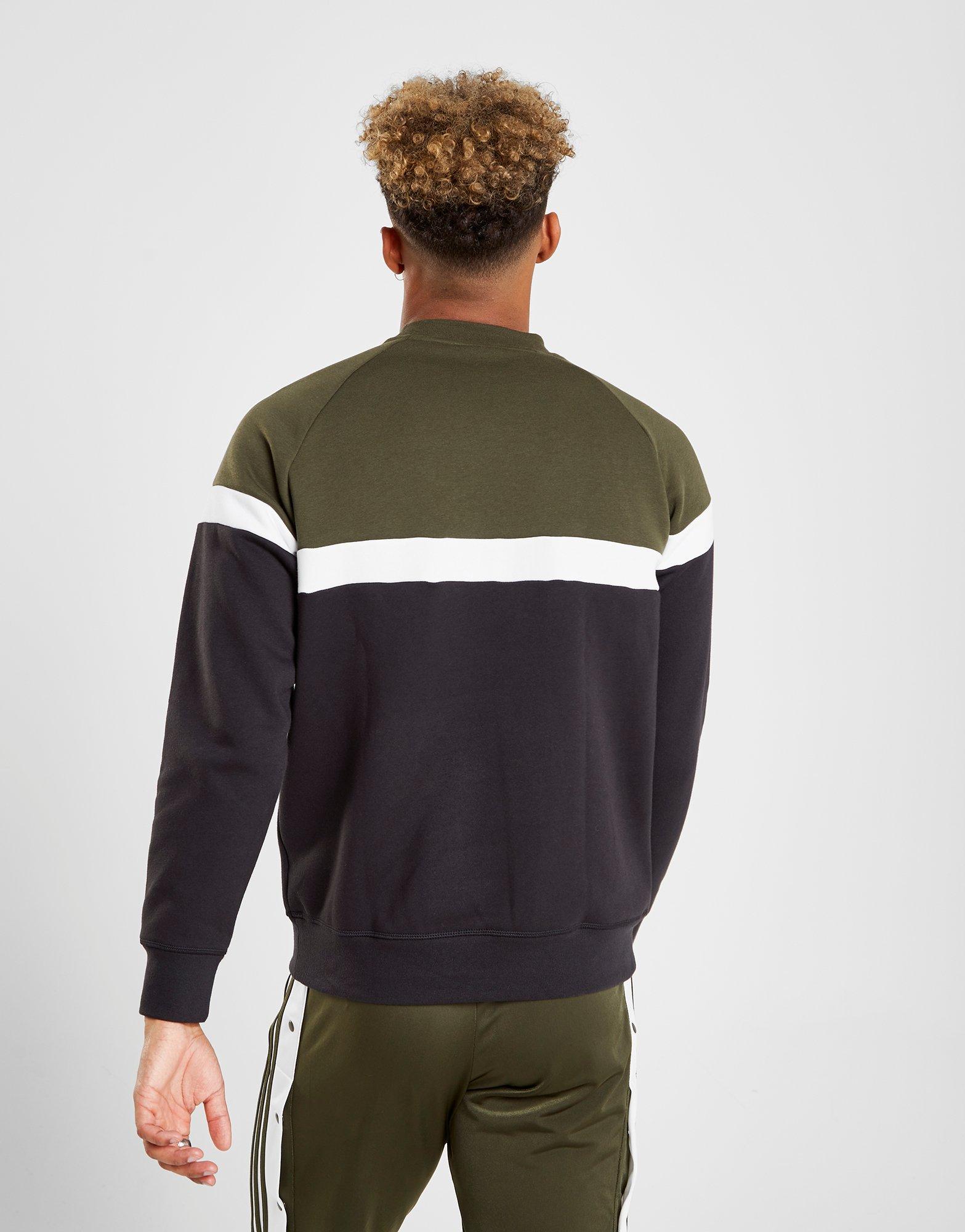 adidas originals itasca crew sweatshirt green