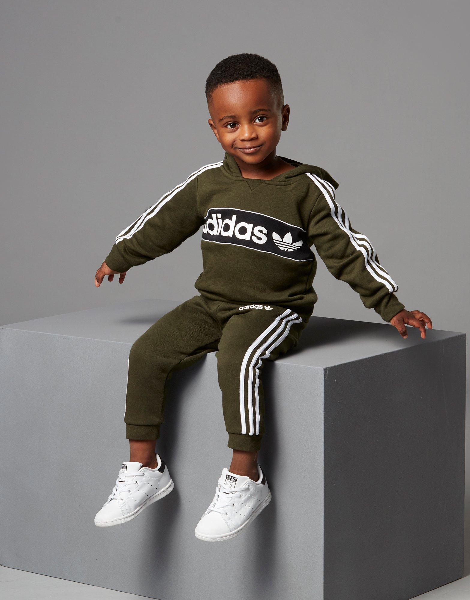 khaki adidas tracksuit boys