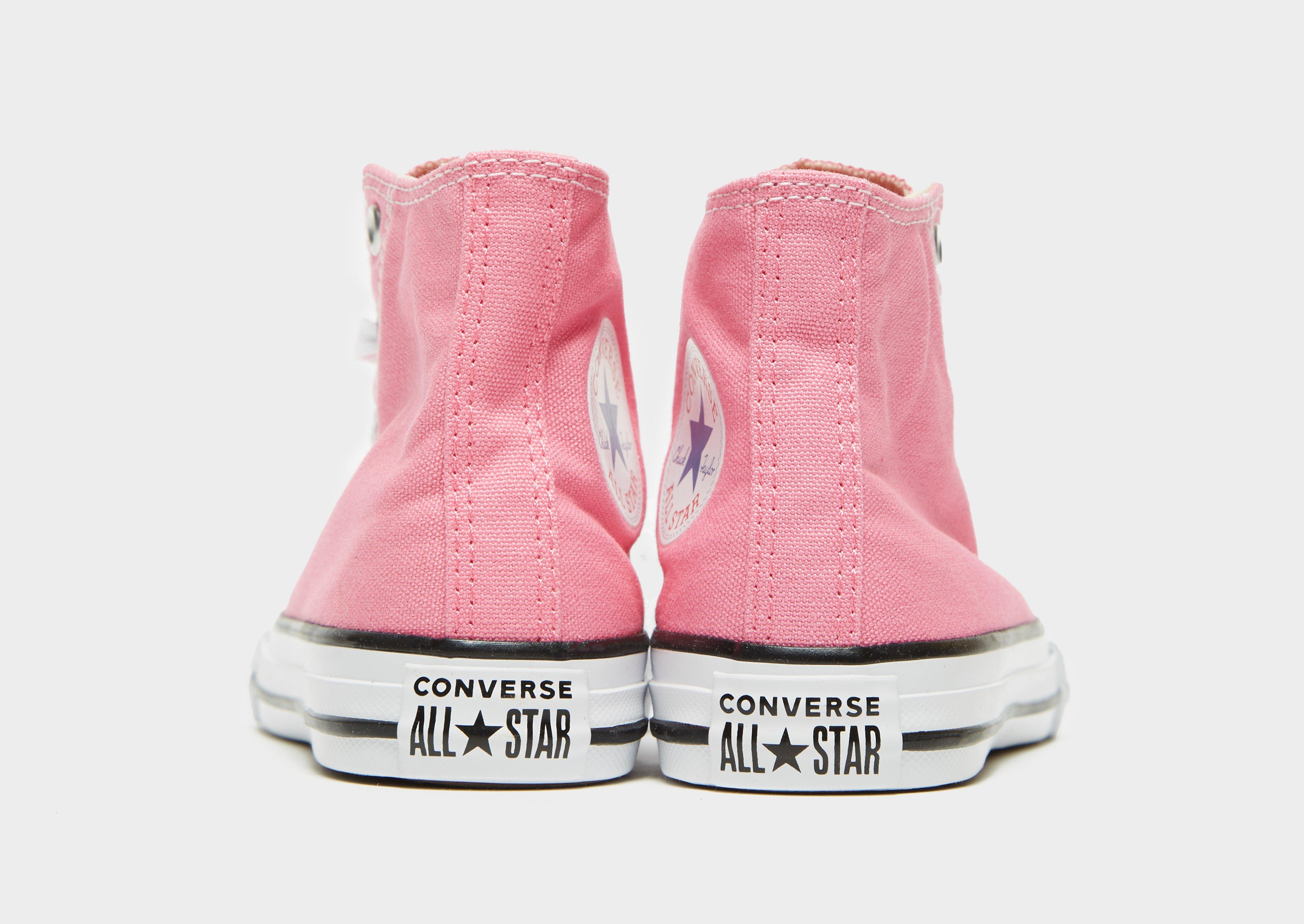 Childrens pink converse high tops on sale