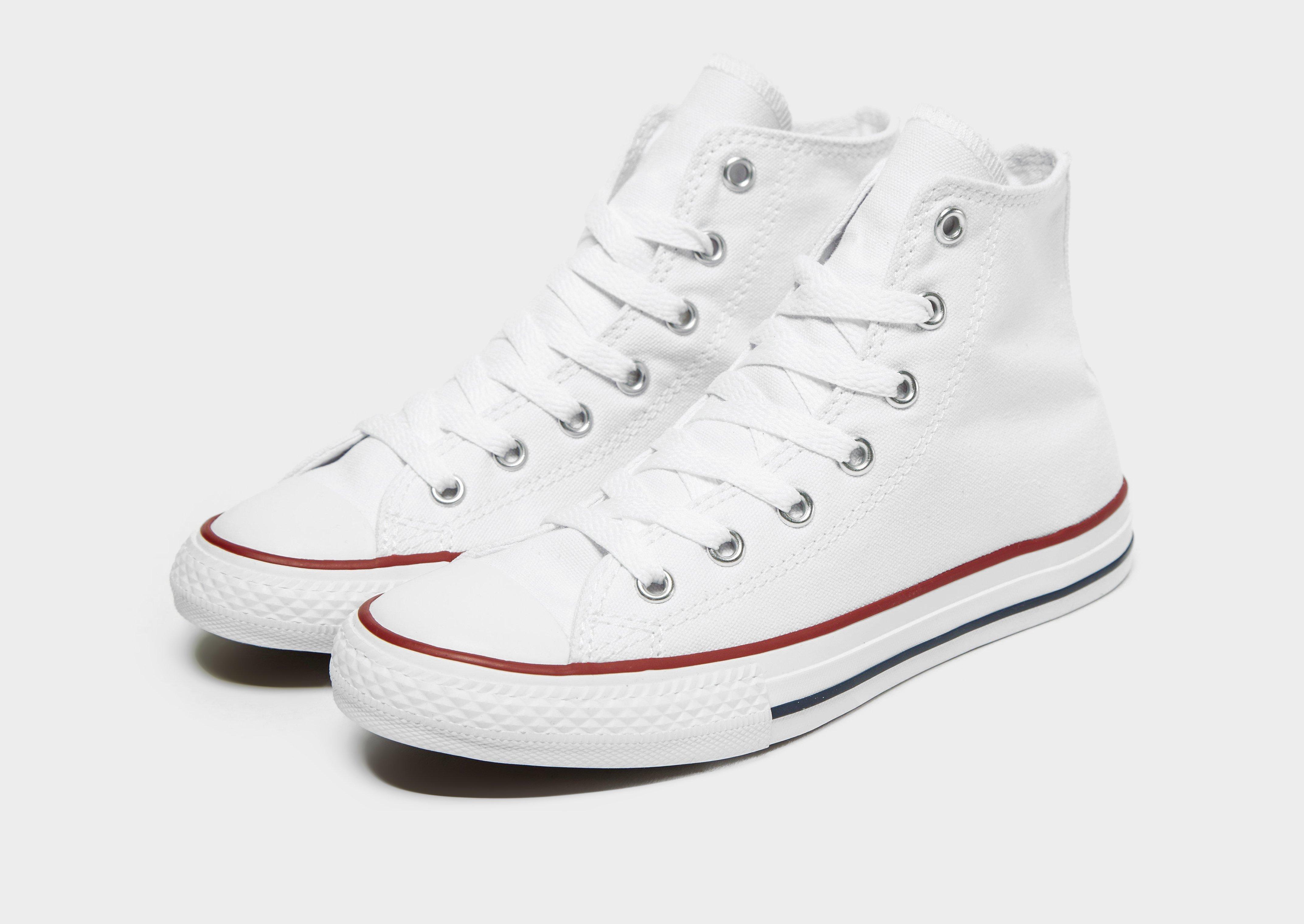 barbería gramática marido Converse All Star Hi infantil en Blanco | JD Sports España